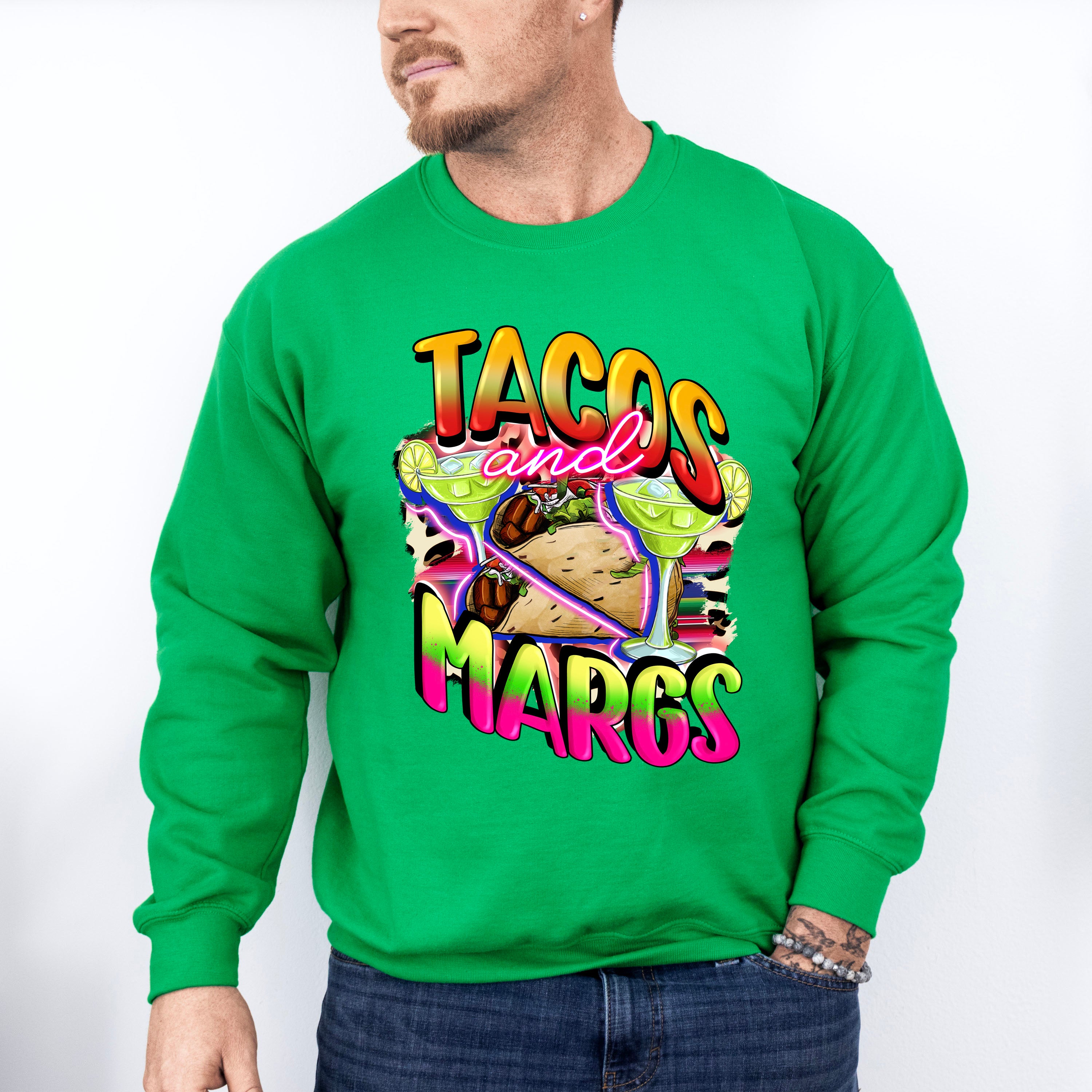 Tacos And Margs Cinco De Mayo Unisex Crewneck T-Shirt Sweatshirt Hoodie
