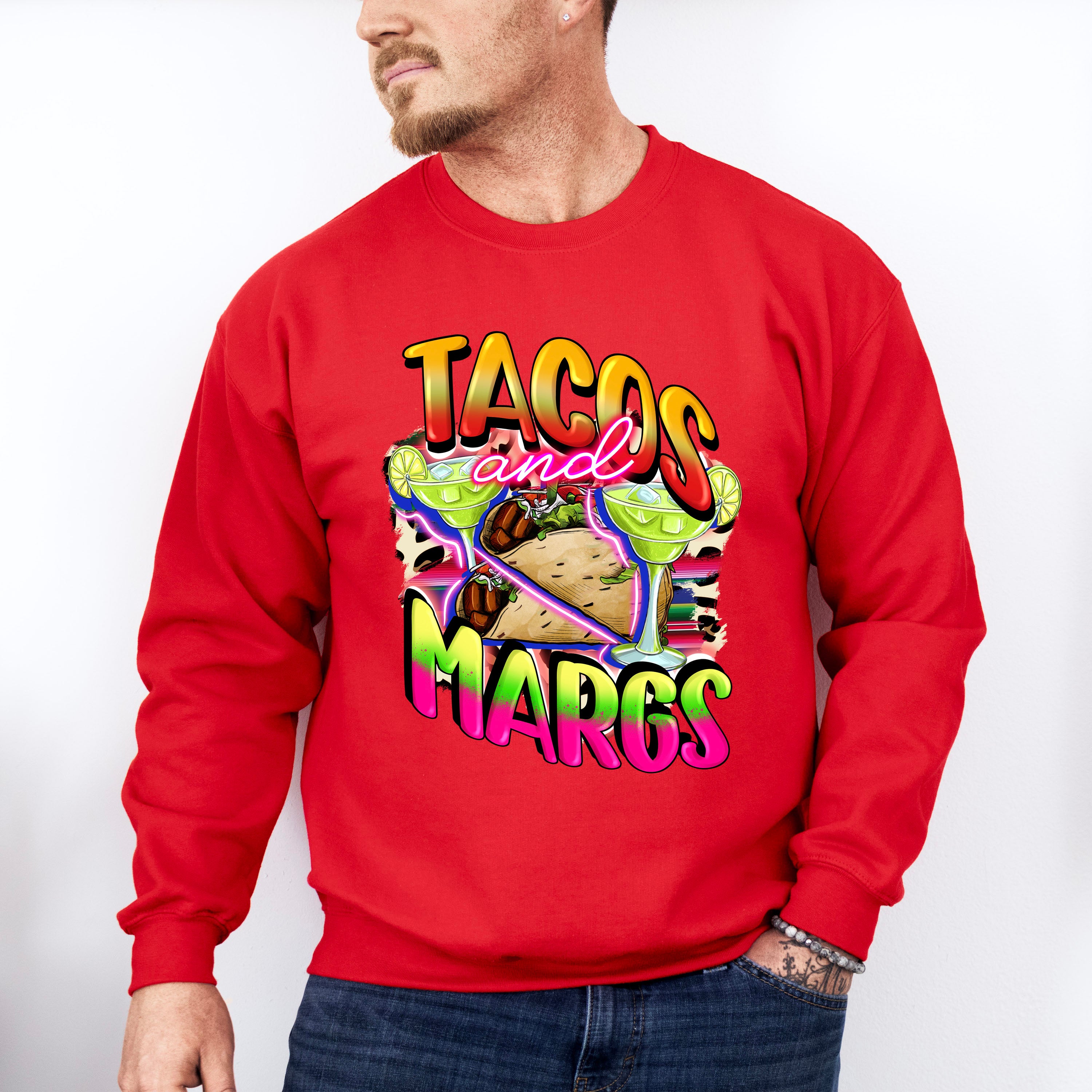 Tacos And Margs Cinco De Mayo Unisex Crewneck T-Shirt Sweatshirt Hoodie