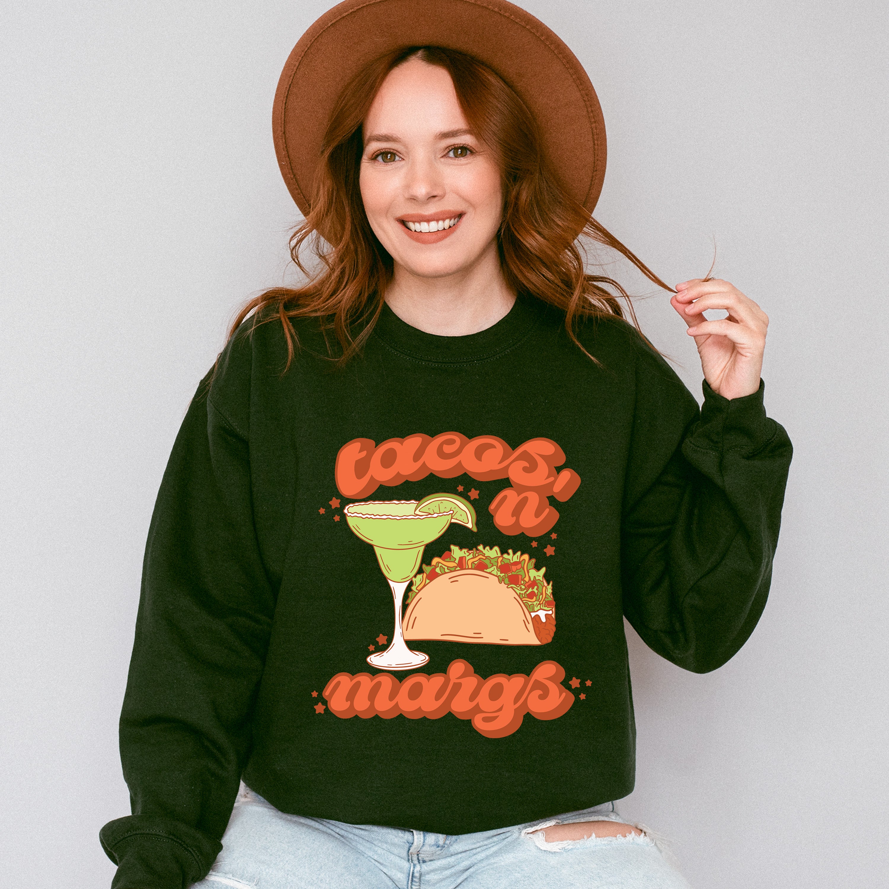 Tacos N Margs Cinco De Mayo Unisex Crewneck T-Shirt Sweatshirt Hoodie