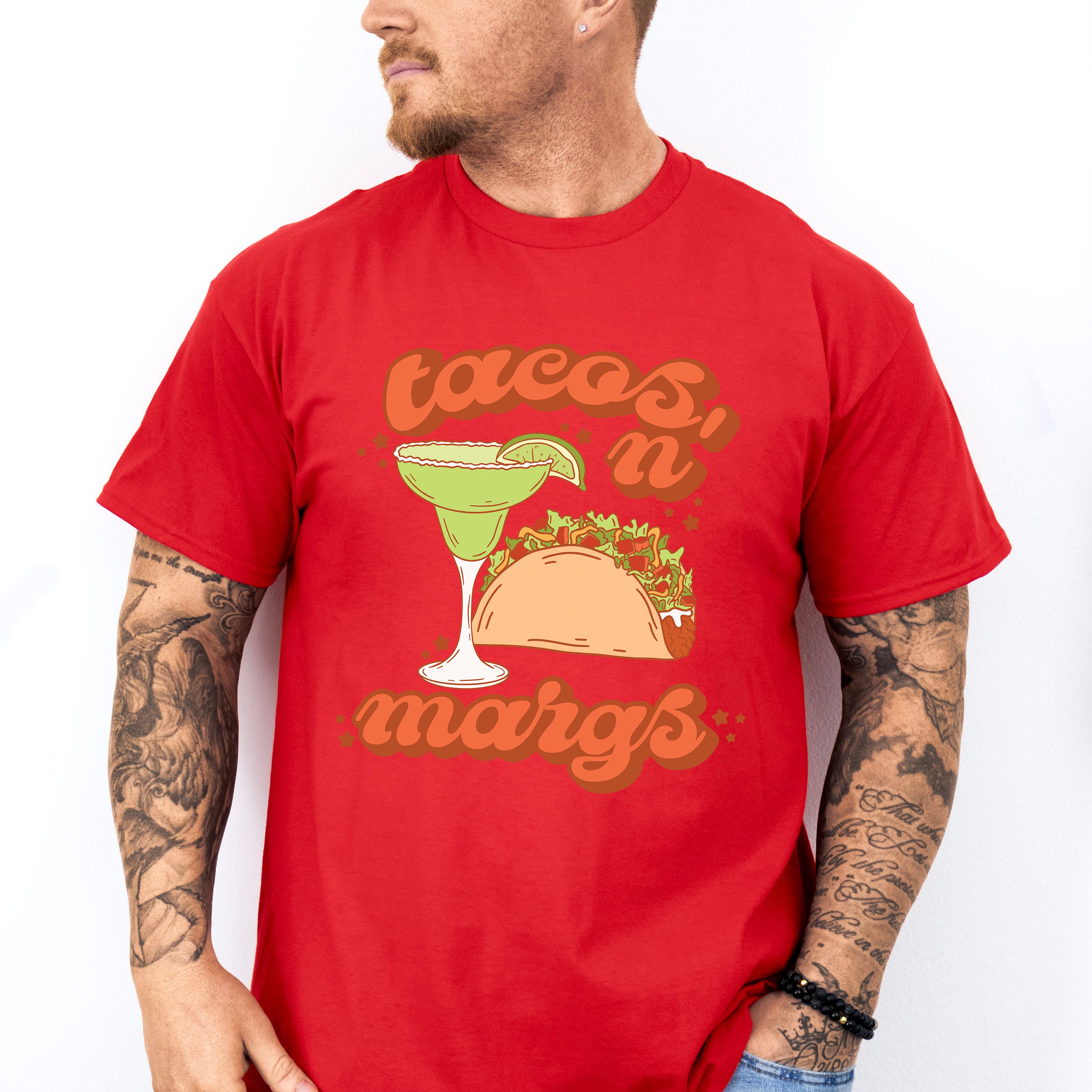 Tacos N Margs Cinco De Mayo Unisex Crewneck T-Shirt Sweatshirt Hoodie