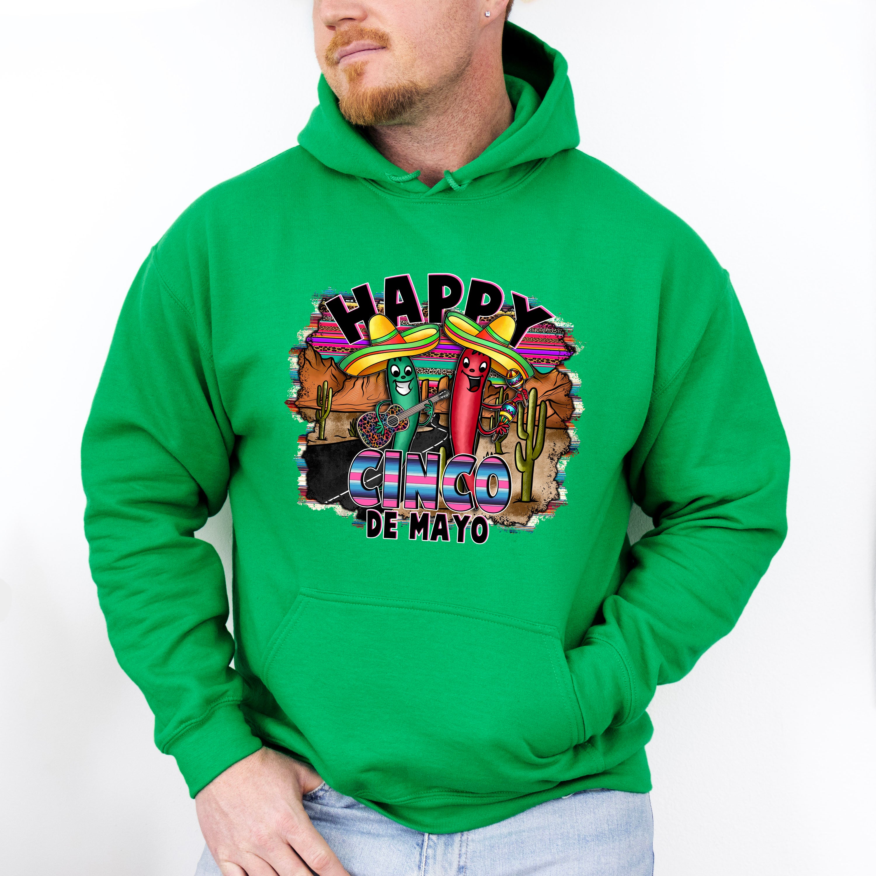 Mariachi Peppers Cinco De Mayo Unisex Crewneck T-Shirt Sweatshirt Hoodie