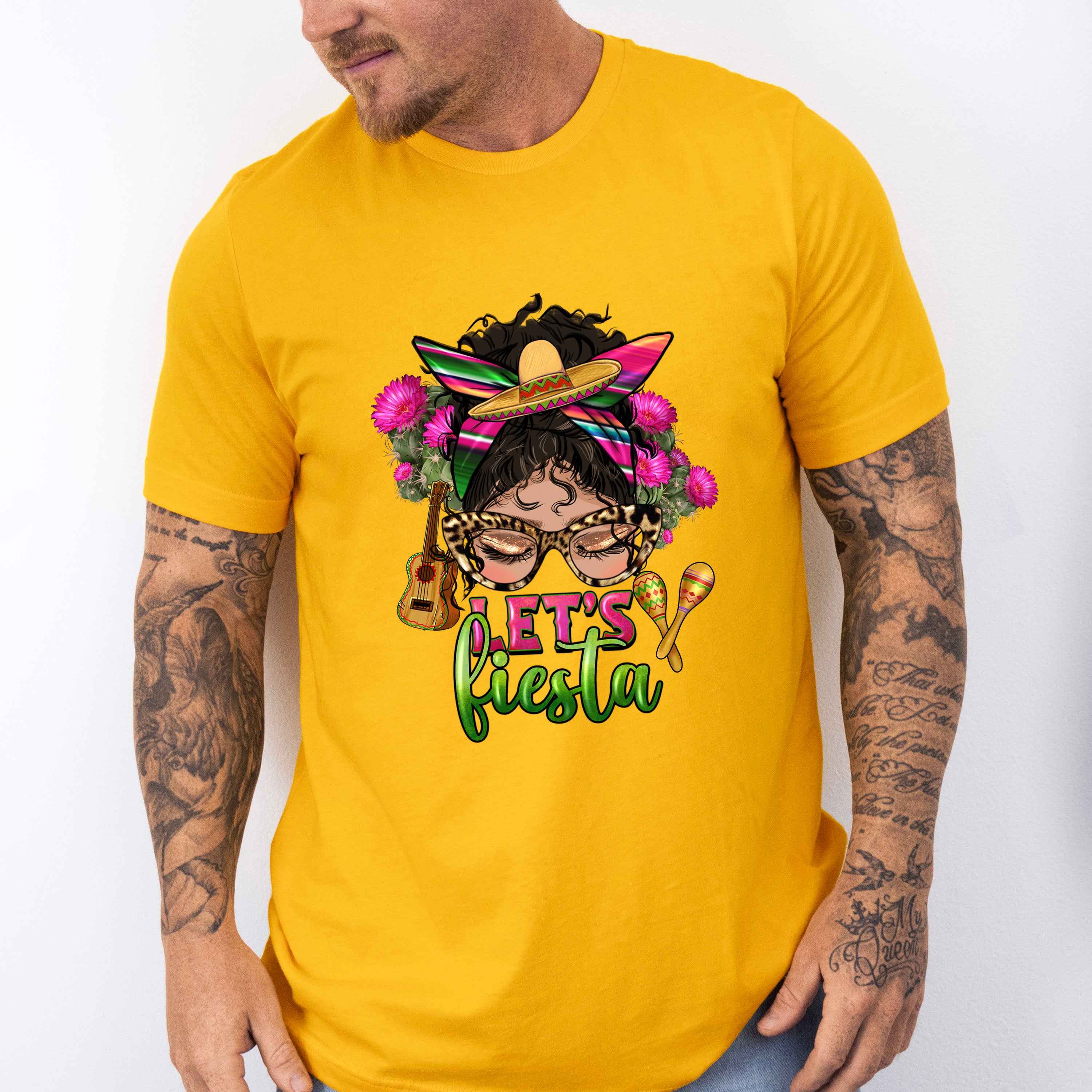 Cute Girl Lets Fiesta Cinco De Mayo Unisex Crewneck T-Shirt Sweatshirt Hoodie