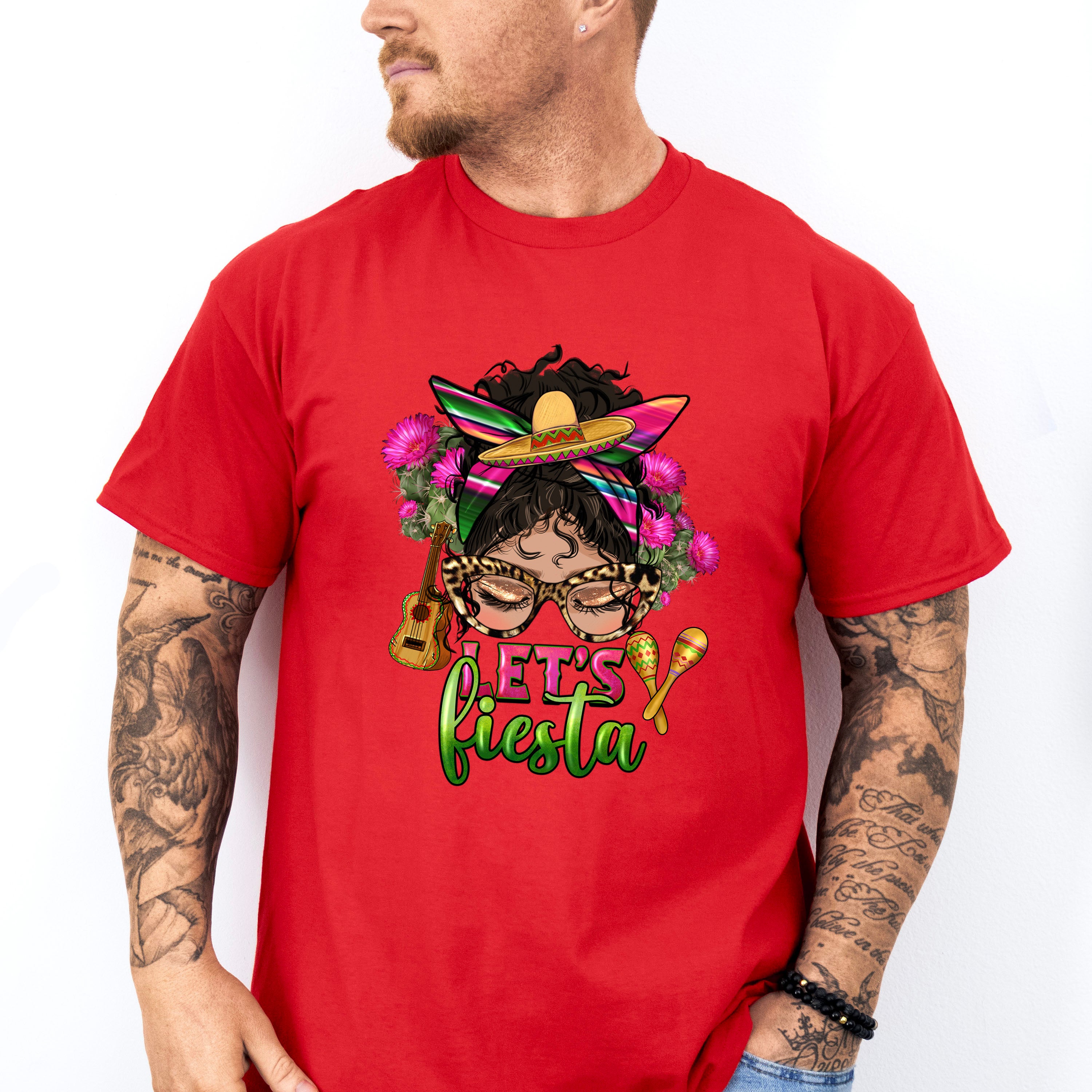 Cute Girl Lets Fiesta Cinco De Mayo Unisex Crewneck T-Shirt Sweatshirt Hoodie