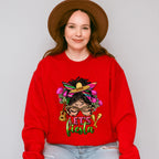 Cute Girl Lets Fiesta Cinco De Mayo Unisex Crewneck T-Shirt Sweatshirt Hoodie