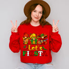 Lets Fiesta Gnome Trio Cinco De Mayo Unisex Crewneck T-Shirt Sweatshirt Hoodie