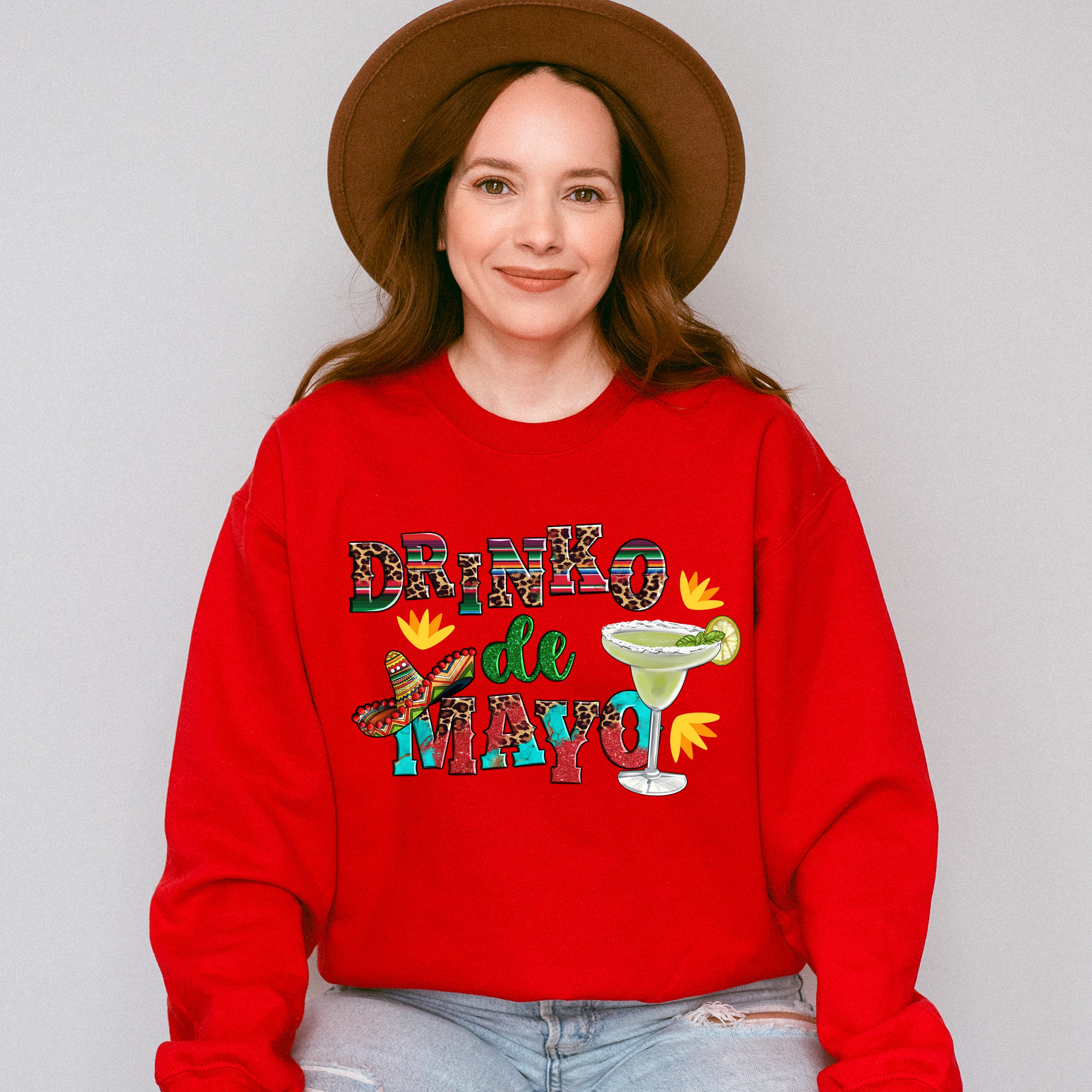 Cinco De Drinko Margarita Cinco De Mayo Unisex Crewneck T-Shirt Sweatshirt Hoodie