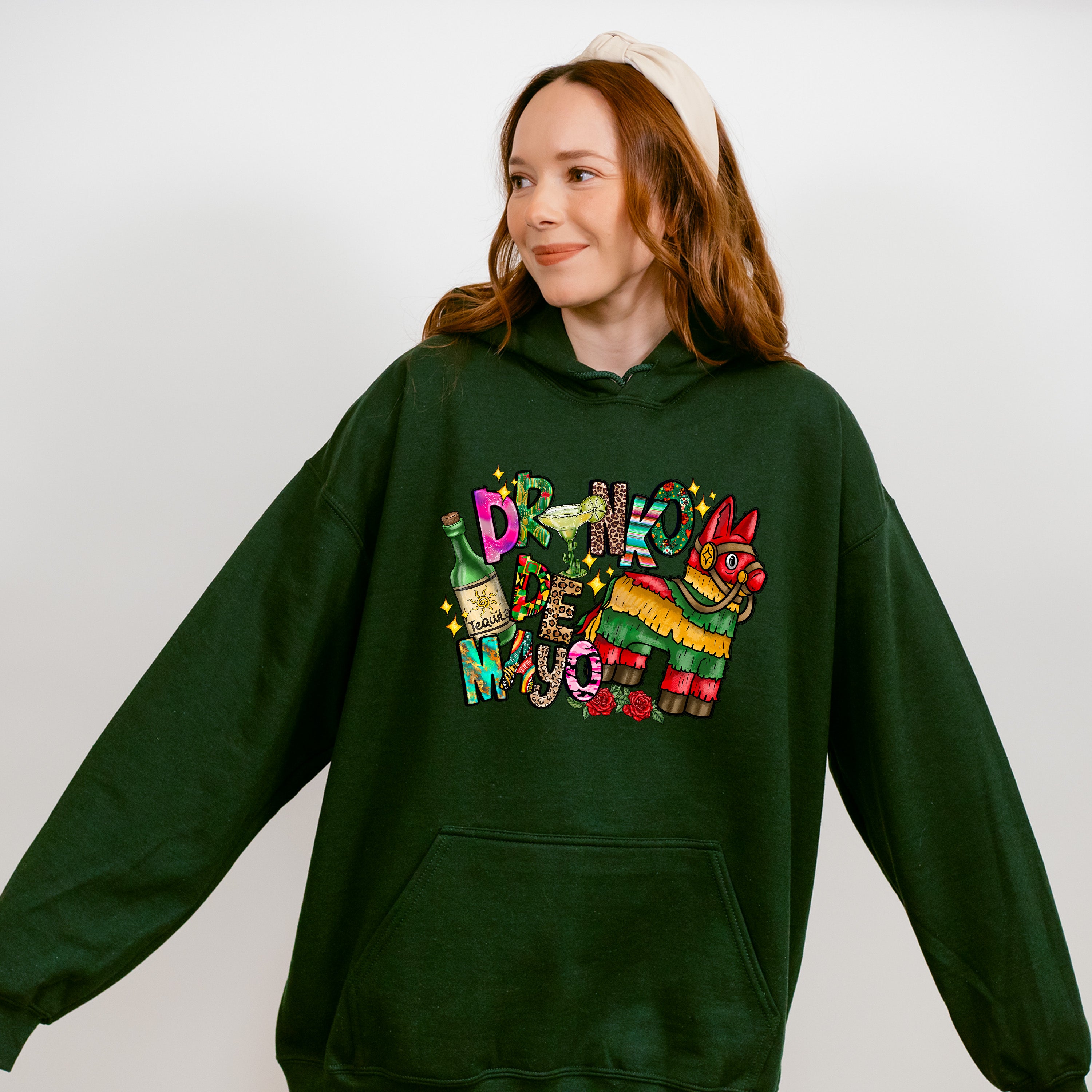 Drinko De Mayo Piñata Cinco De Mayo Unisex Crewneck T-Shirt Sweatshirt Hoodie