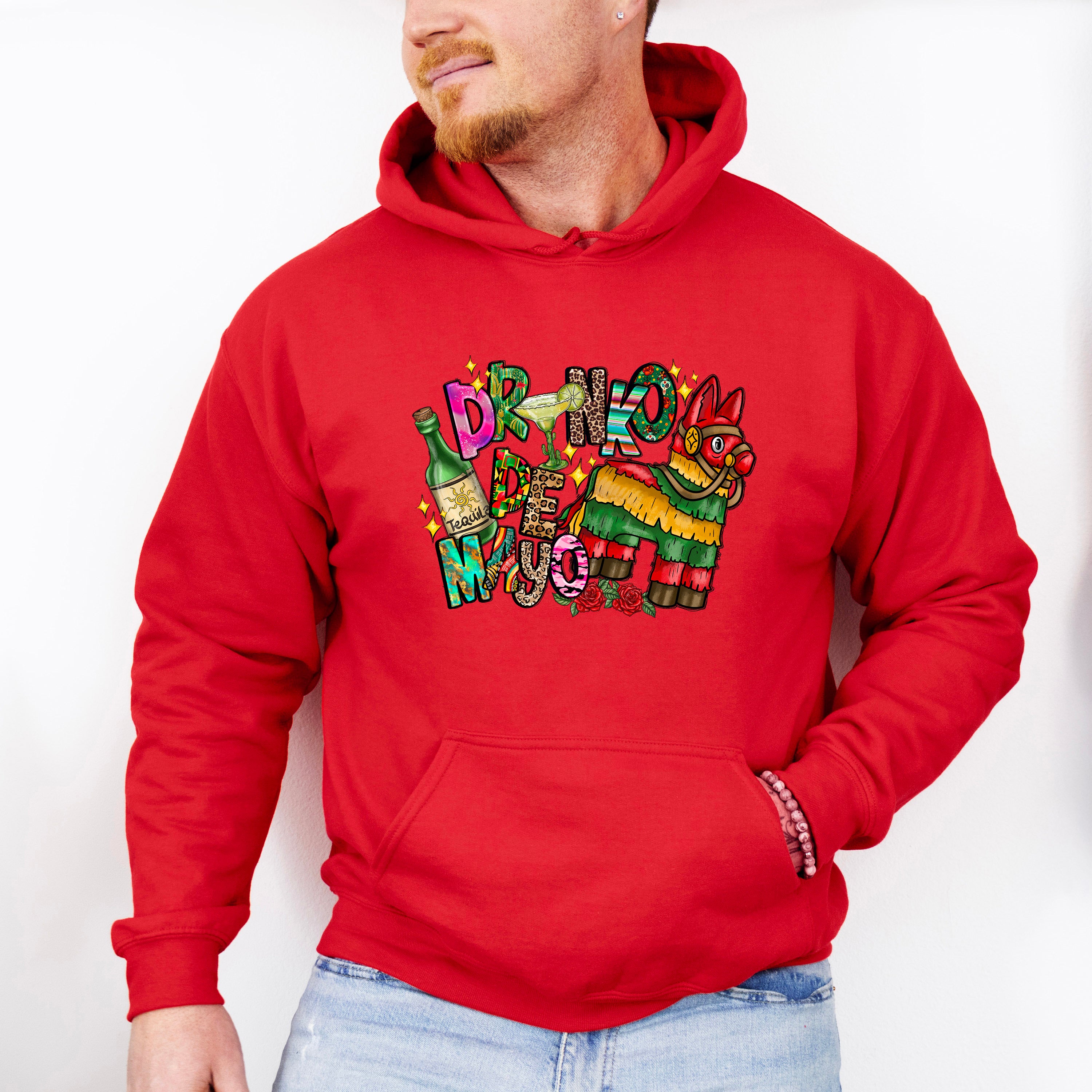 Drinko De Mayo Piñata Cinco De Mayo Unisex Crewneck T-Shirt Sweatshirt Hoodie