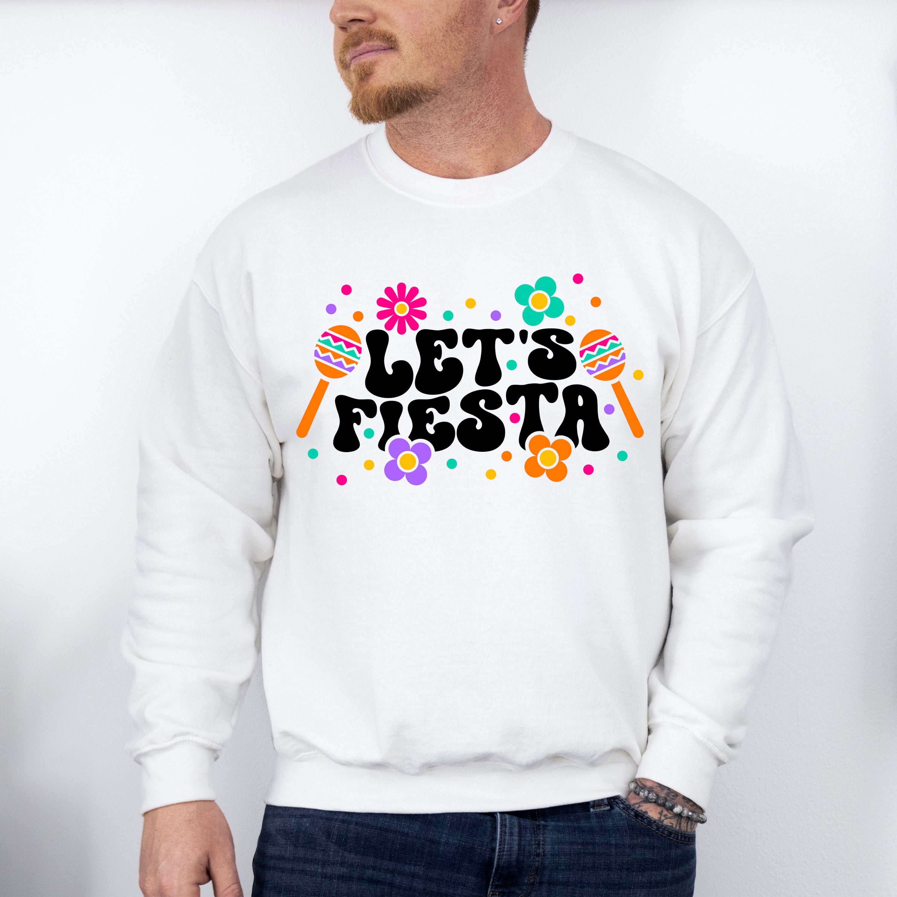 Cute Lets Fiesta Cinco De Mayo Unisex Crewneck T-Shirt Sweatshirt Hoodie