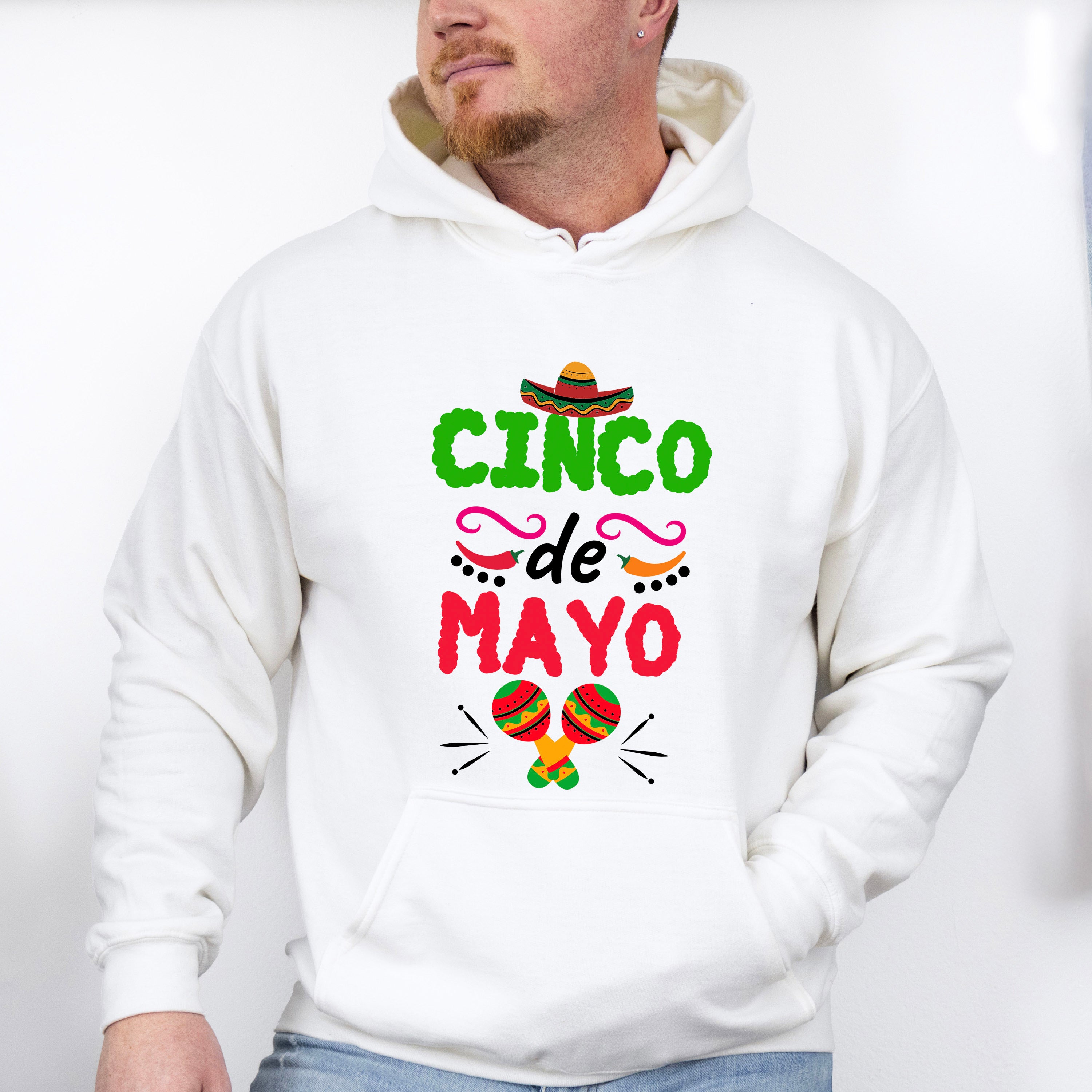 Cute Mexican Maracas Cinco De Mayo Unisex Crewneck T-Shirt Sweatshirt Hoodie