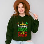 Happy Cinco Cinco De Mayo Unisex Crewneck T-Shirt Sweatshirt Hoodie