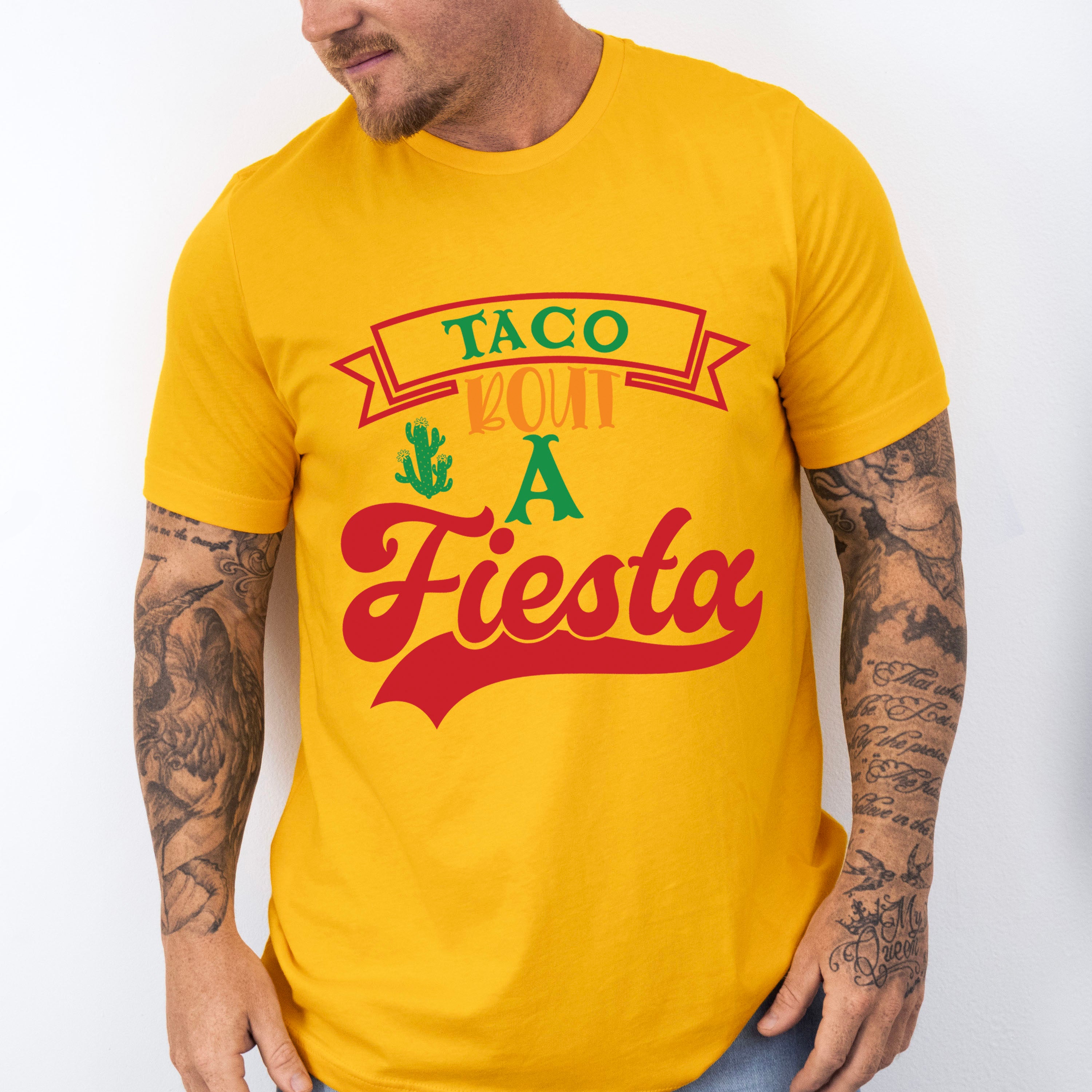Taco Bout A Fiesta Cinco De Mayo Unisex Crewneck T-Shirt Sweatshirt Hoodie