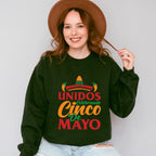 Unidos Celebrando Cinco De Mayo Unisex Crewneck T-Shirt Sweatshirt Hoodie