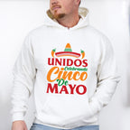 Unidos Celebrando Cinco De Mayo Unisex Crewneck T-Shirt Sweatshirt Hoodie