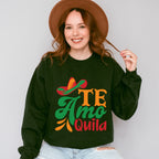 Te Amo Quila Cinco De Mayo Unisex Crewneck T-Shirt Sweatshirt Hoodie