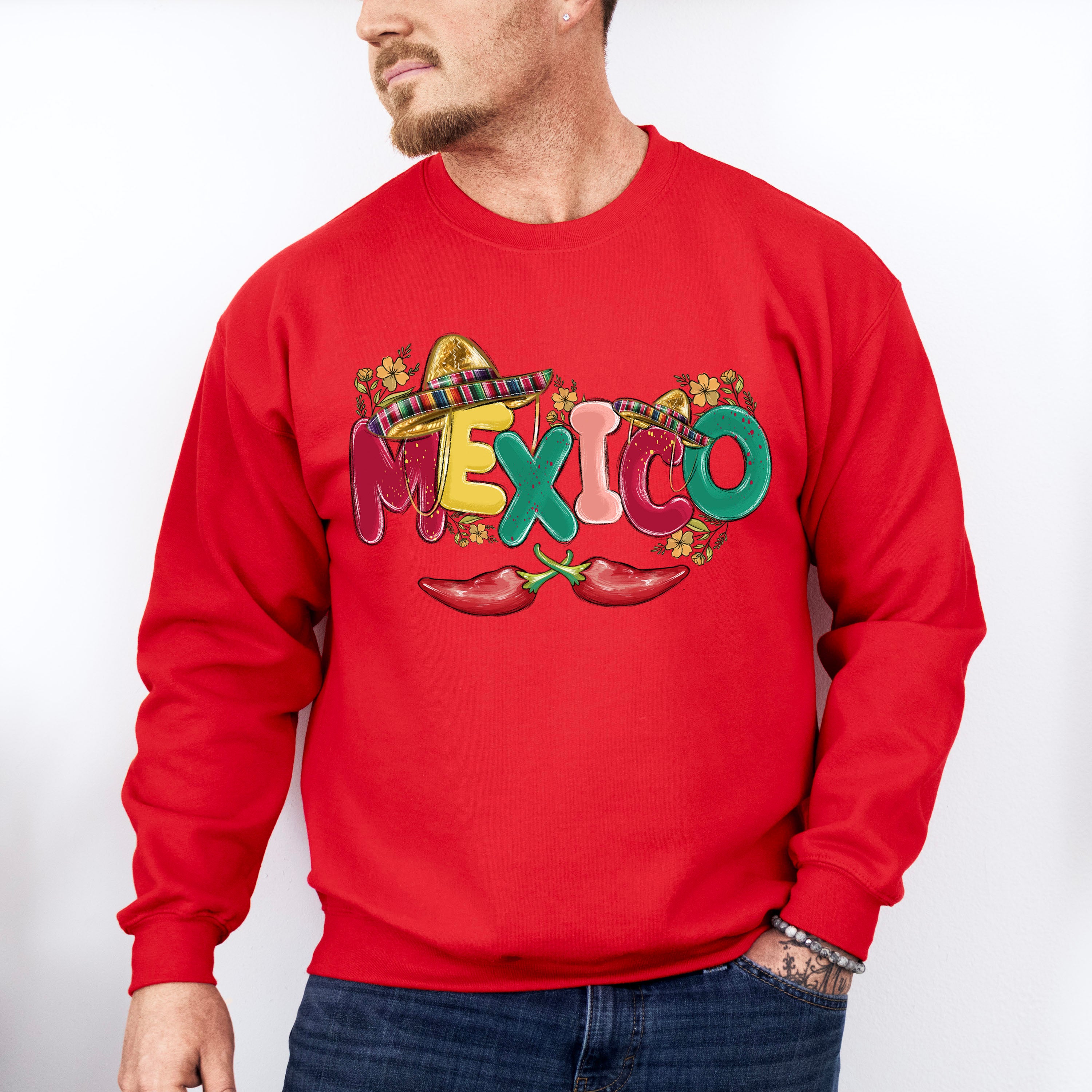Mexico Cinco De Mayo Unisex Crewneck T-Shirt Sweatshirt Hoodie