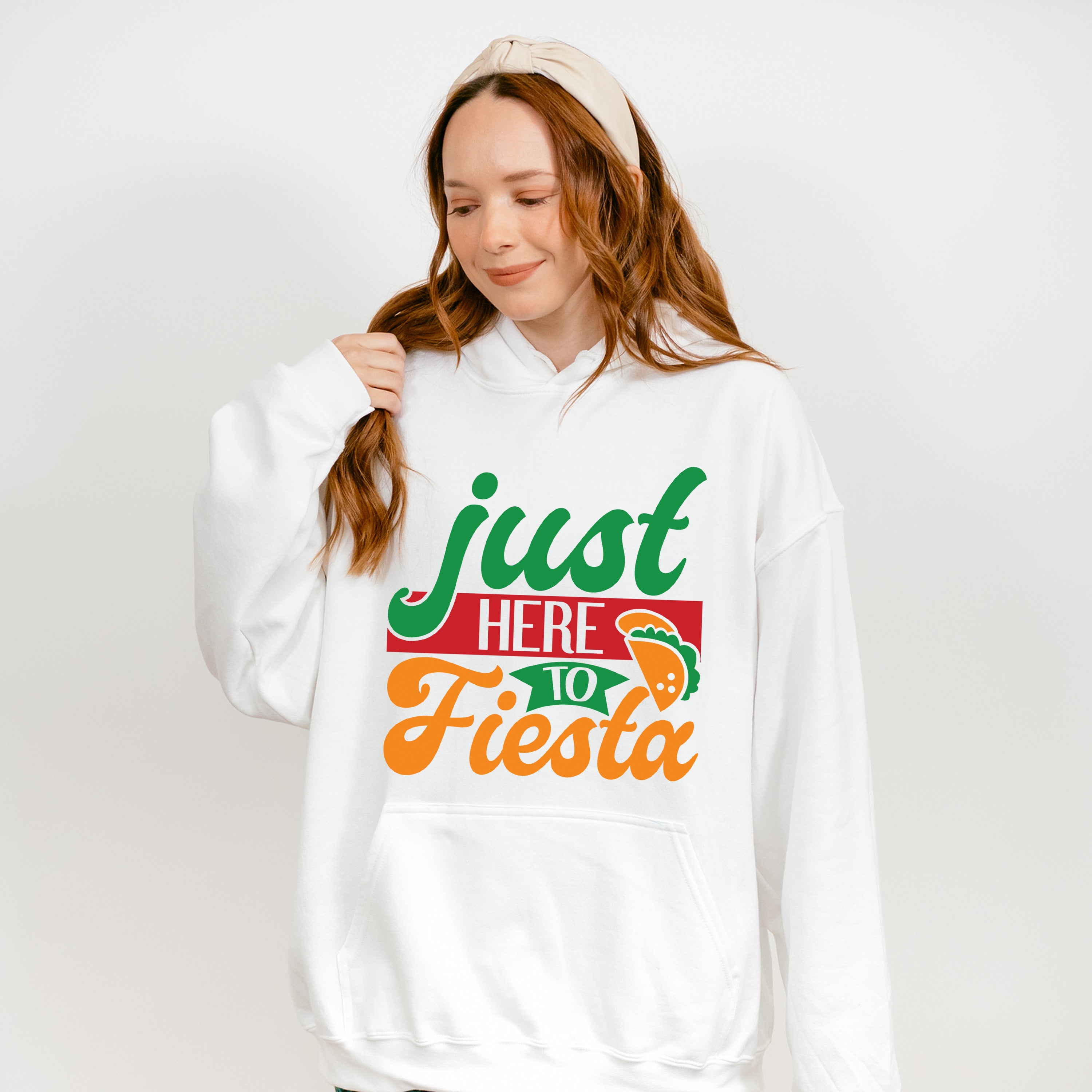 Just Here To Fiesta Cinco De Mayo Unisex Crewneck T-Shirt Sweatshirt Hoodie