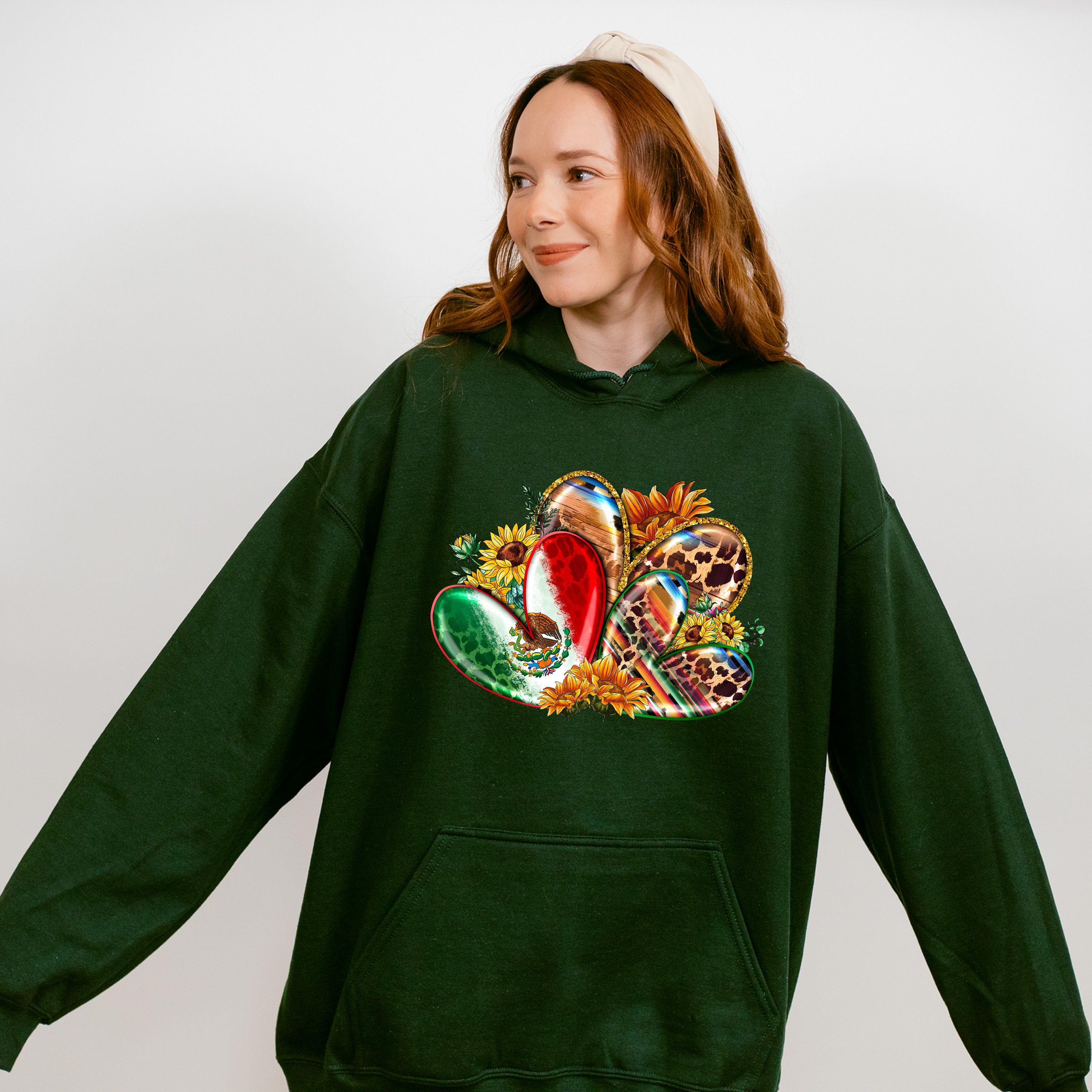 Hearts Cinco De Mayo Unisex Crewneck T-Shirt Sweatshirt Hoodie