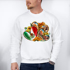 Hearts Cinco De Mayo Unisex Crewneck T-Shirt Sweatshirt Hoodie