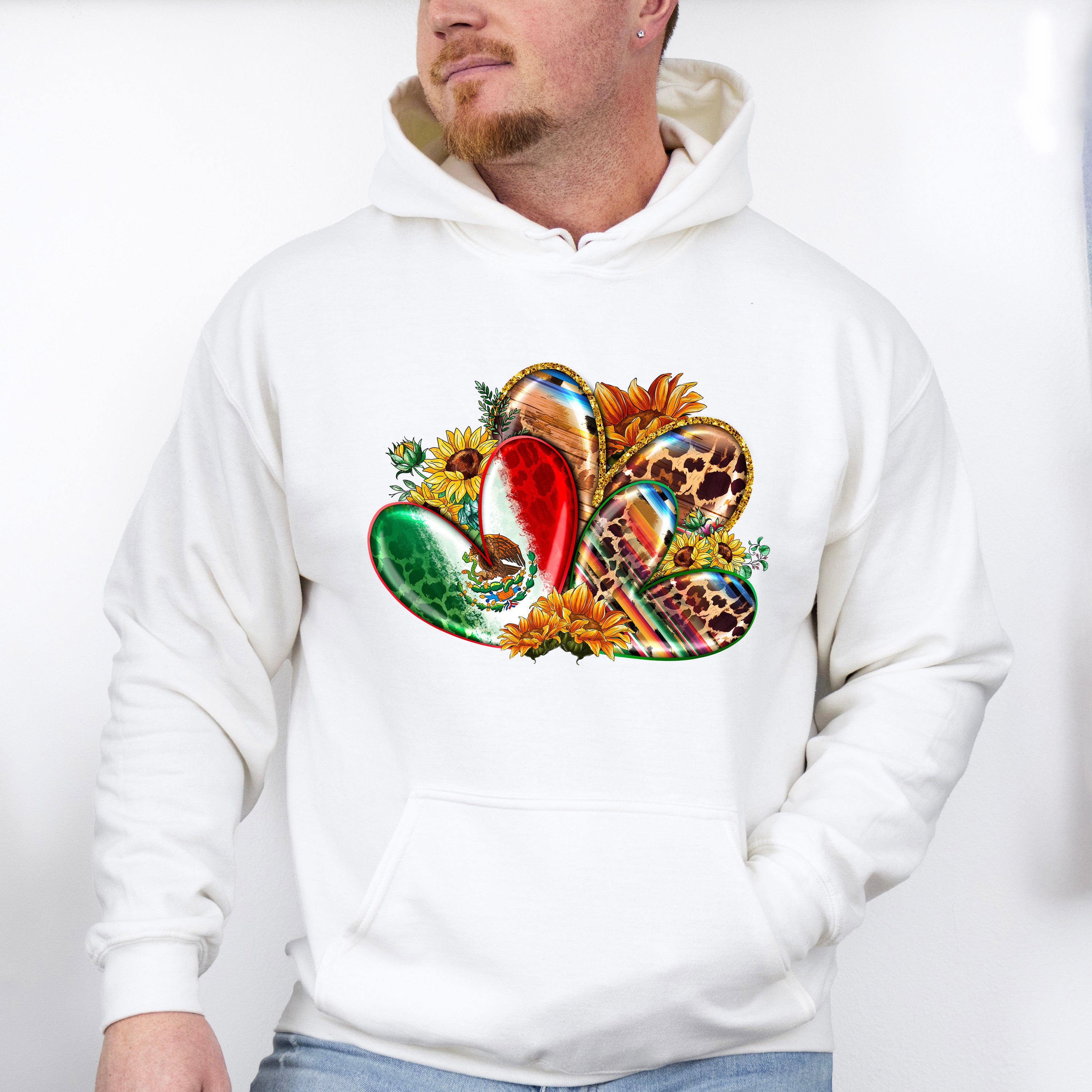 Hearts Cinco De Mayo Unisex Crewneck T-Shirt Sweatshirt Hoodie