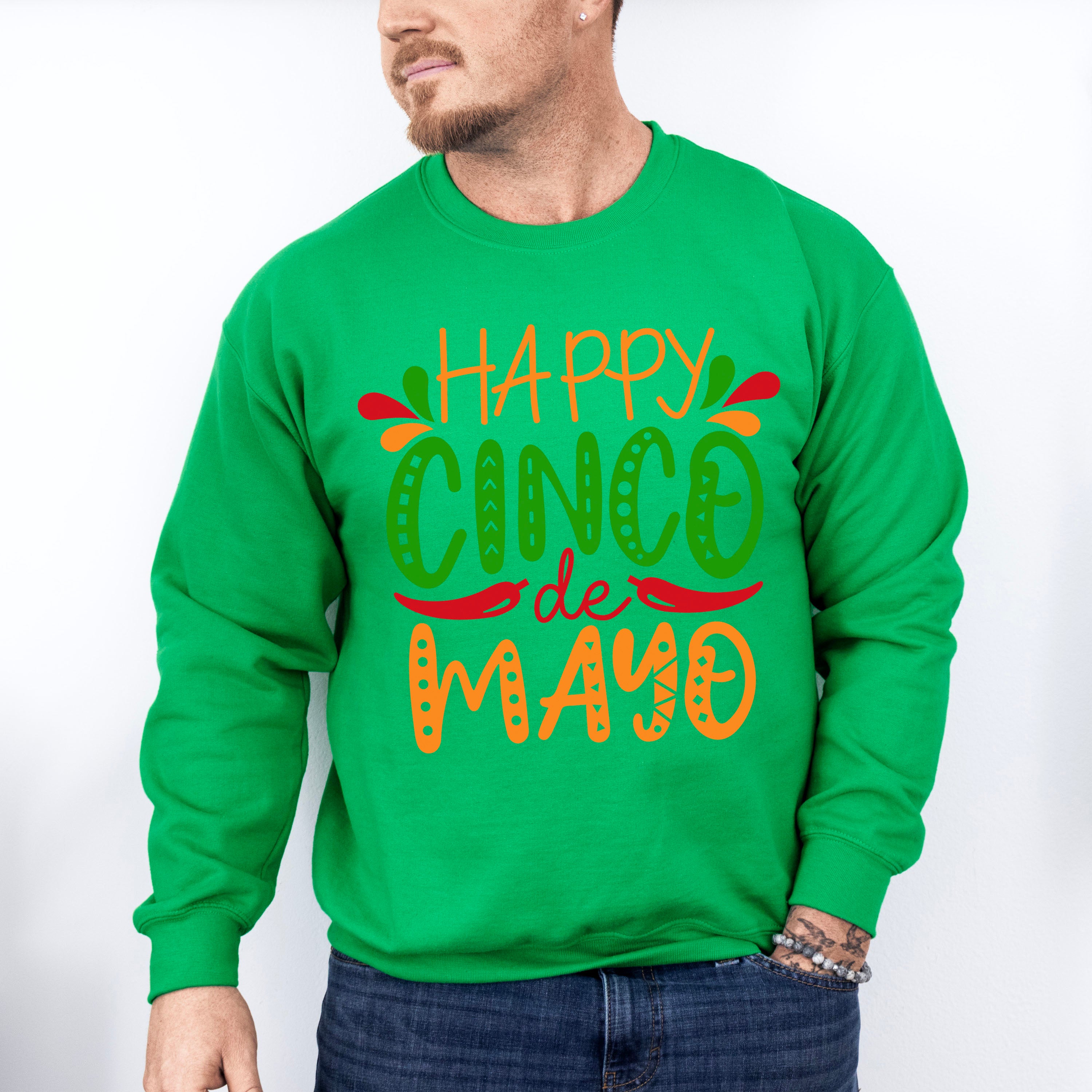 Happy Cinco De Mayo Cinco De Mayo Unisex Crewneck T-Shirt Sweatshirt Hoodie