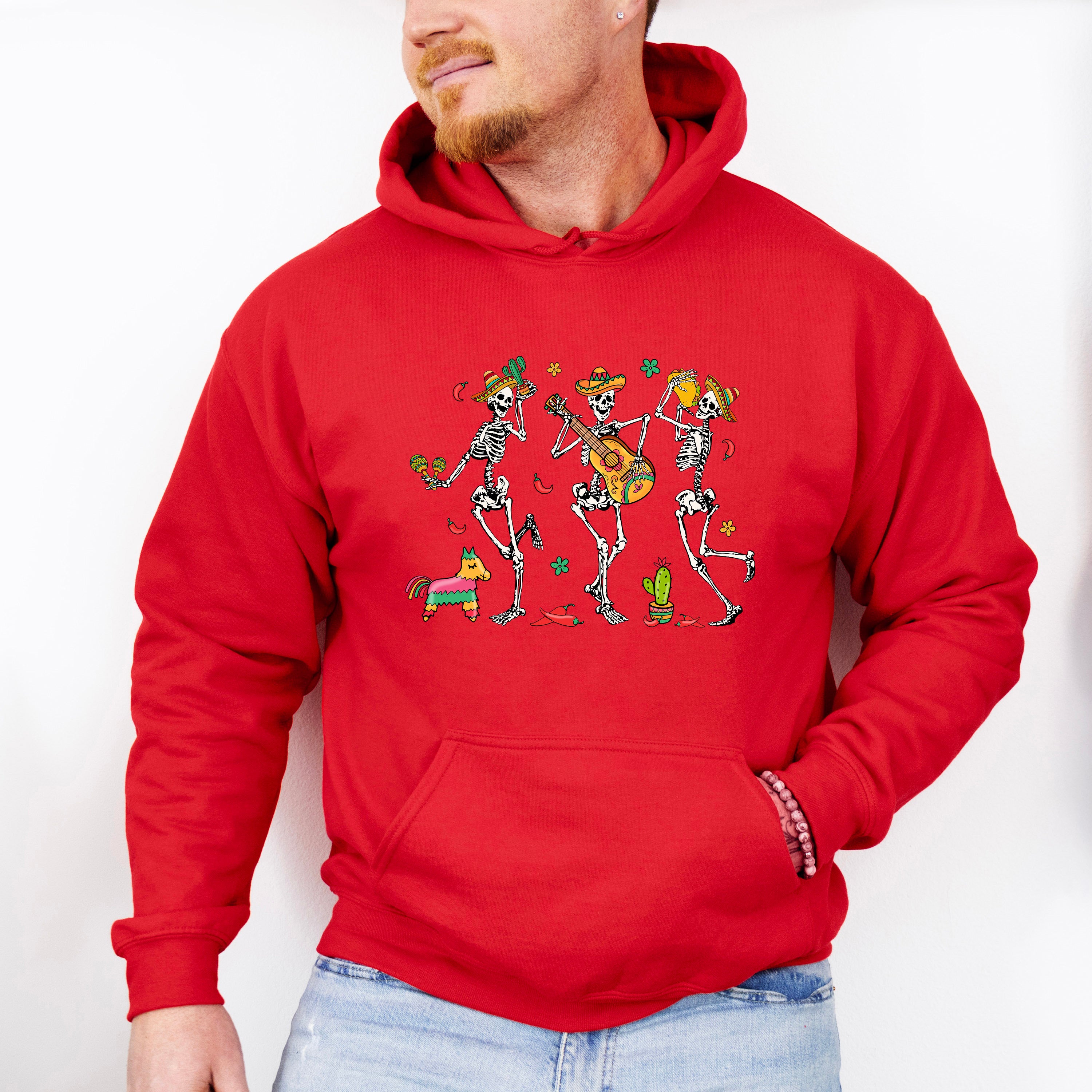 Skeletons Cinco De Mayo Unisex Crewneck T-Shirt Sweatshirt Hoodie