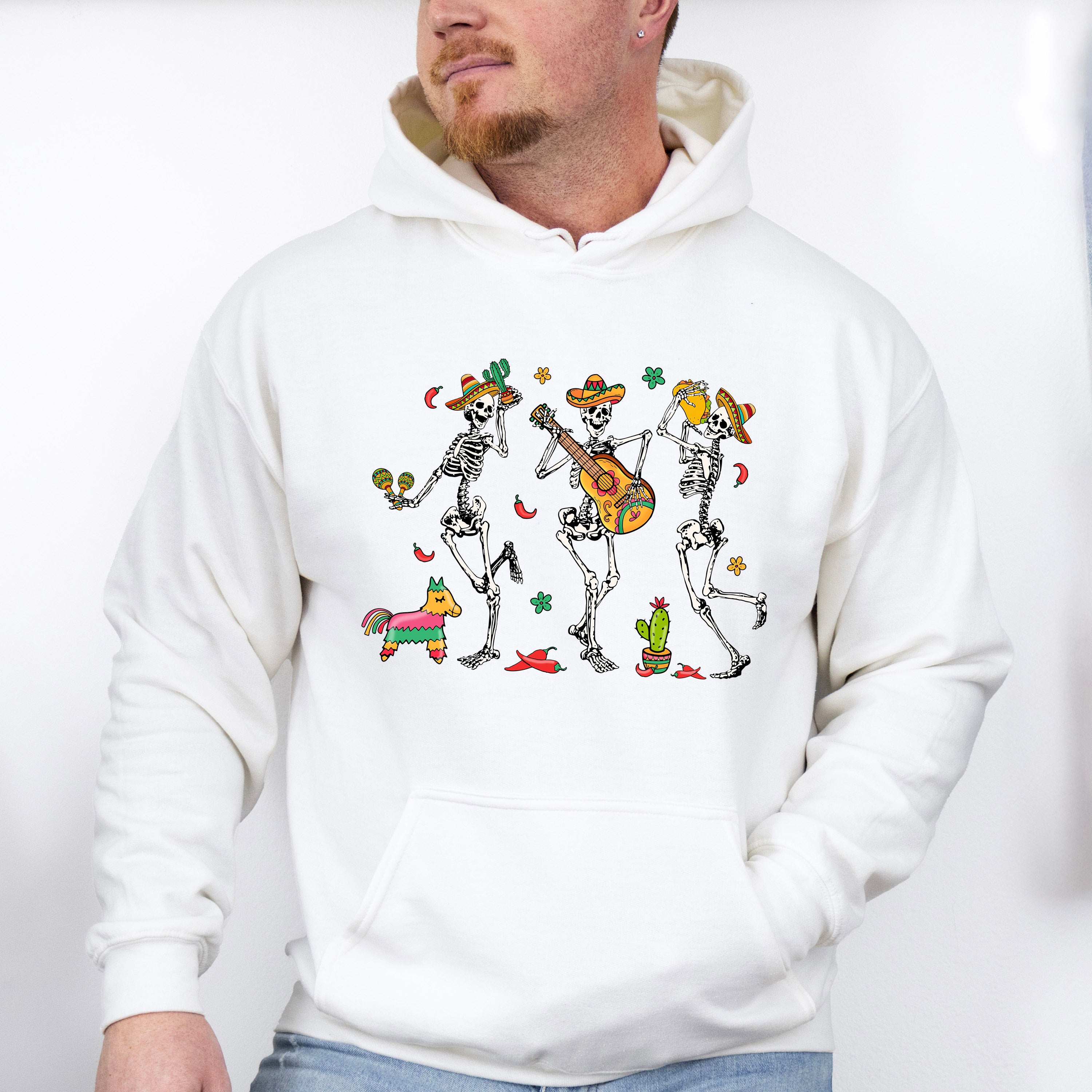 Skeletons Cinco De Mayo Unisex Crewneck T-Shirt Sweatshirt Hoodie