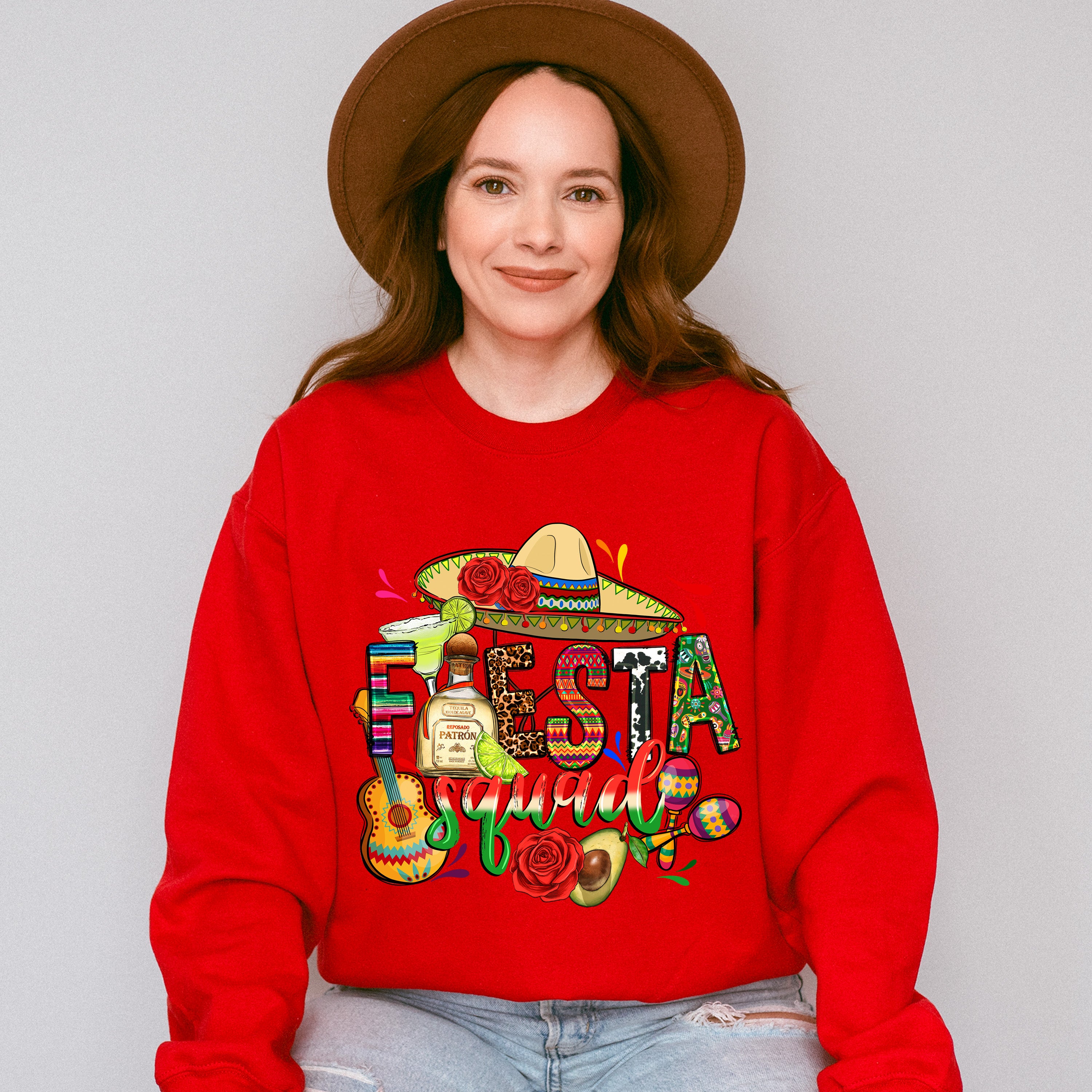 Fiesta And Tequila Cinco De Mayo Unisex Crewneck T-Shirt Sweatshirt Hoodie