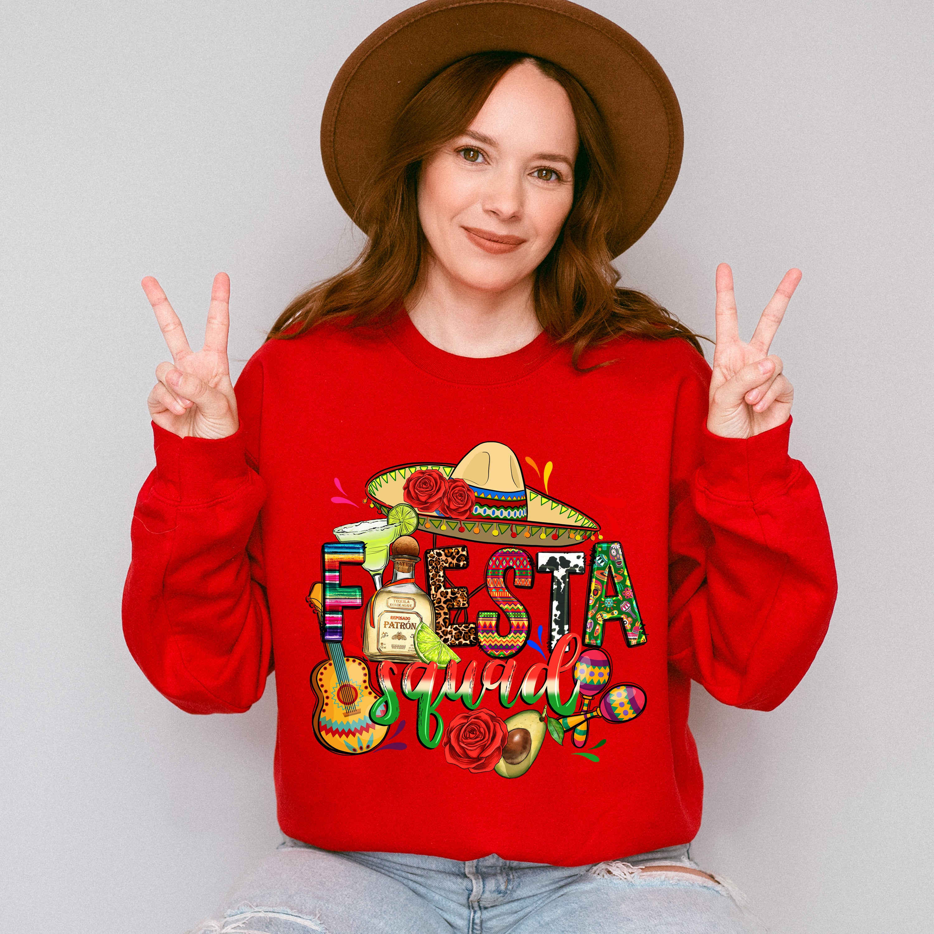 Fiesta And Tequila Cinco De Mayo Unisex Crewneck T-Shirt Sweatshirt Hoodie