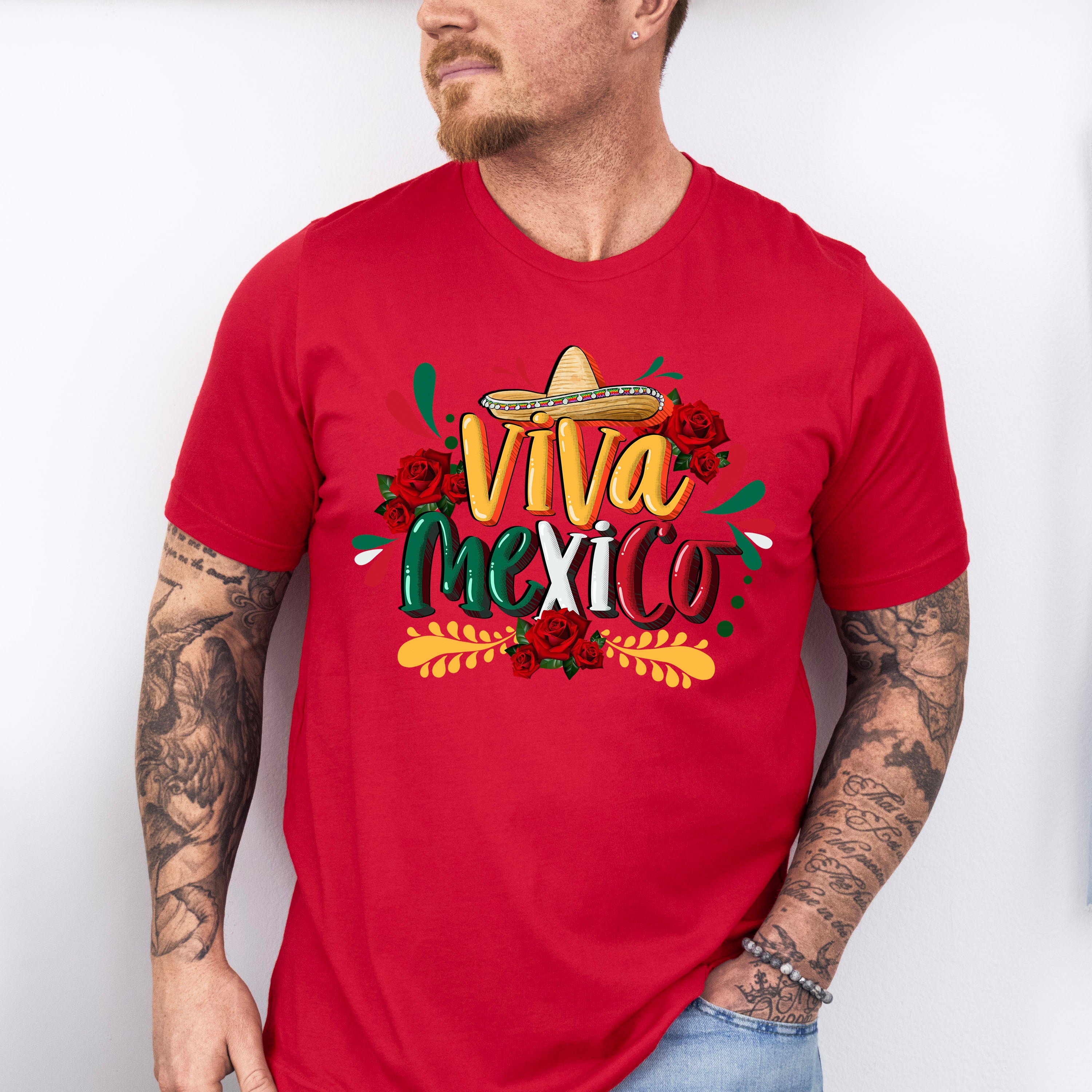 Viva Mexico Cinco De Mayo Unisex Crewneck T-Shirt Sweatshirt Hoodie