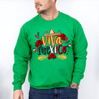 Viva Mexico Cinco De Mayo Unisex Crewneck T-Shirt Sweatshirt Hoodie