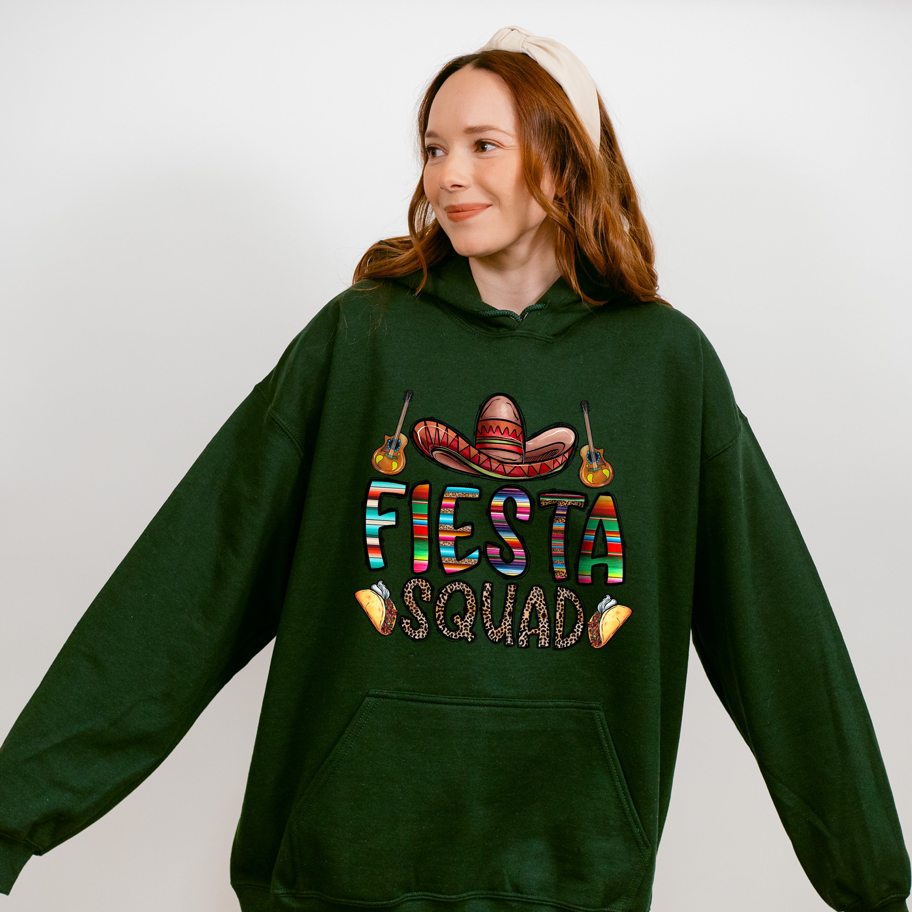 Taco Fiesta Squad Cinco De Mayo Unisex Crewneck T-Shirt Sweatshirt Hoodie