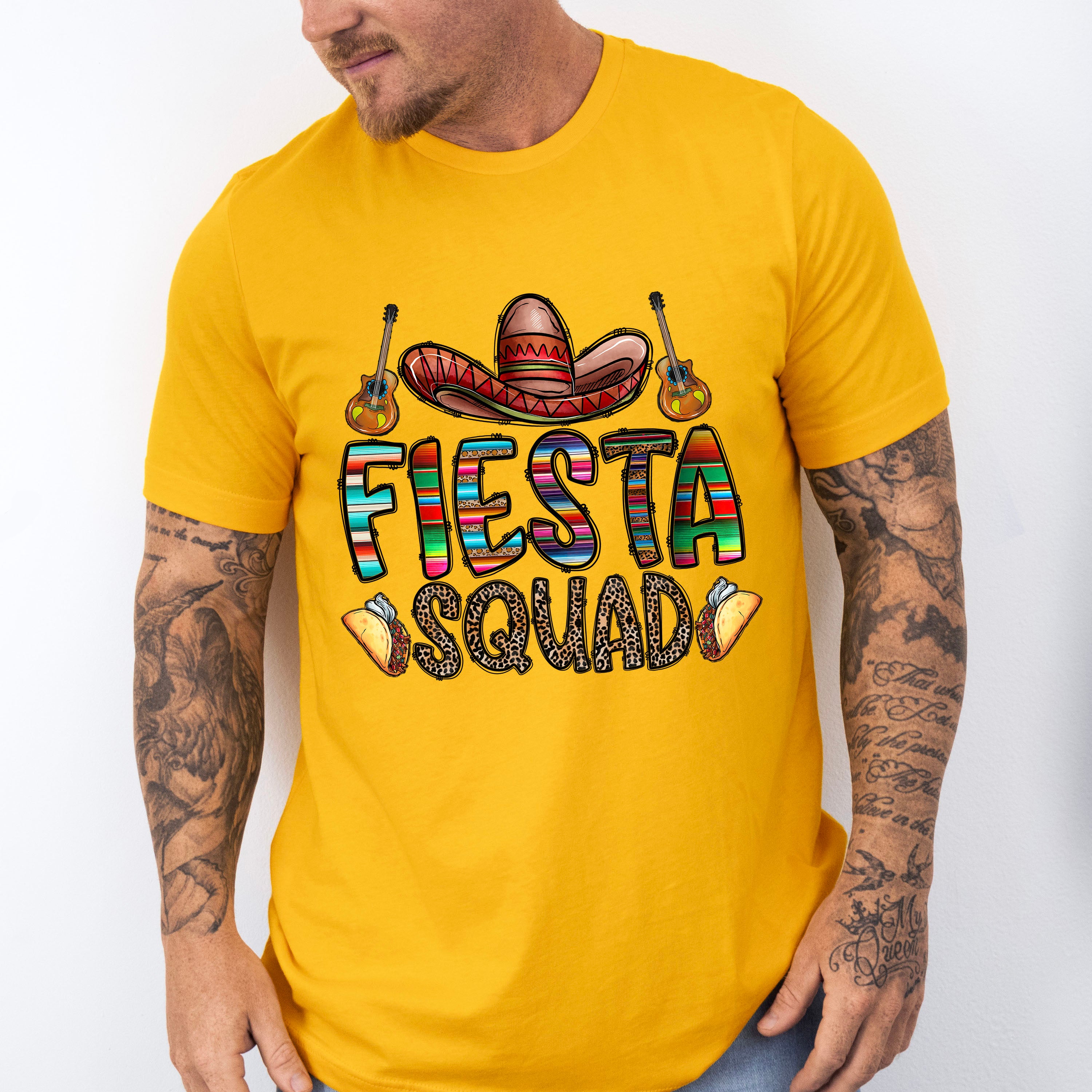 Taco Fiesta Squad Cinco De Mayo Unisex Crewneck T-Shirt Sweatshirt Hoodie