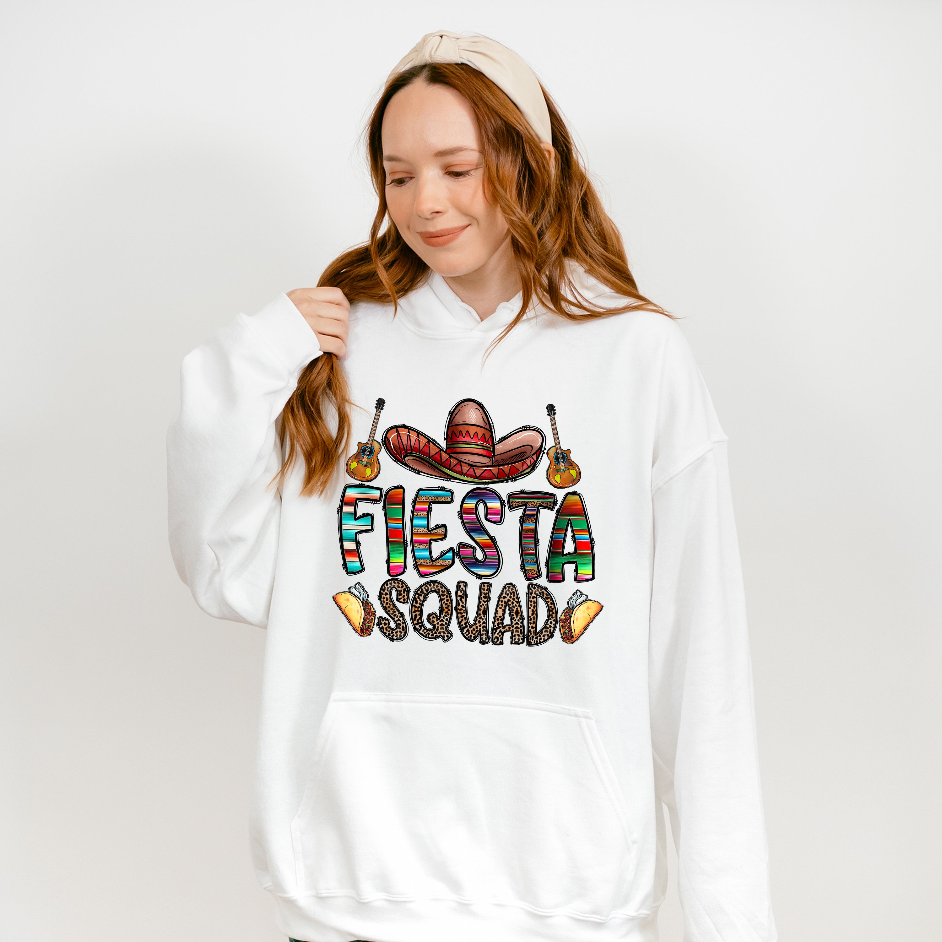 Taco Fiesta Squad Cinco De Mayo Unisex Crewneck T-Shirt Sweatshirt Hoodie