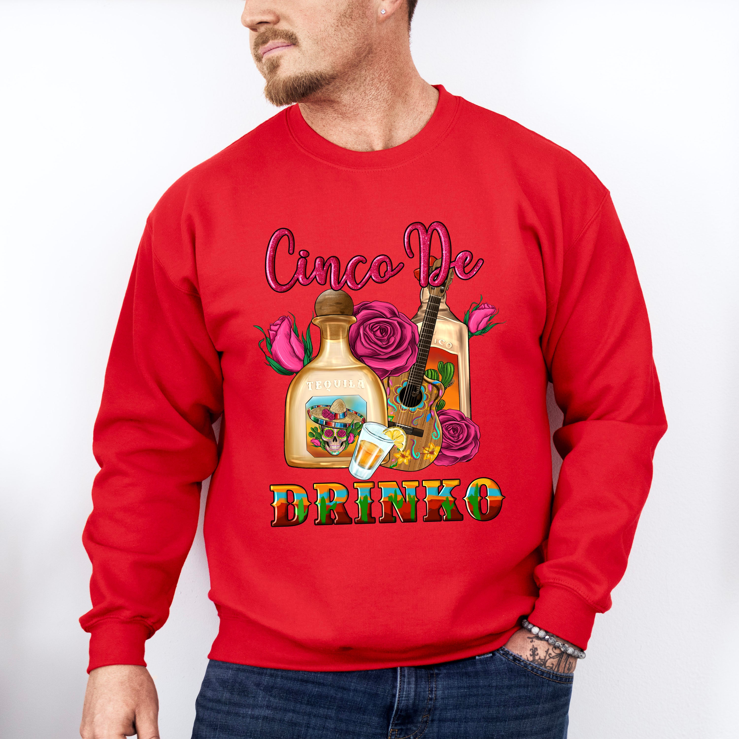 Cinco De Drinko Cinco De Mayo Unisex Crewneck T-Shirt Sweatshirt Hoodie