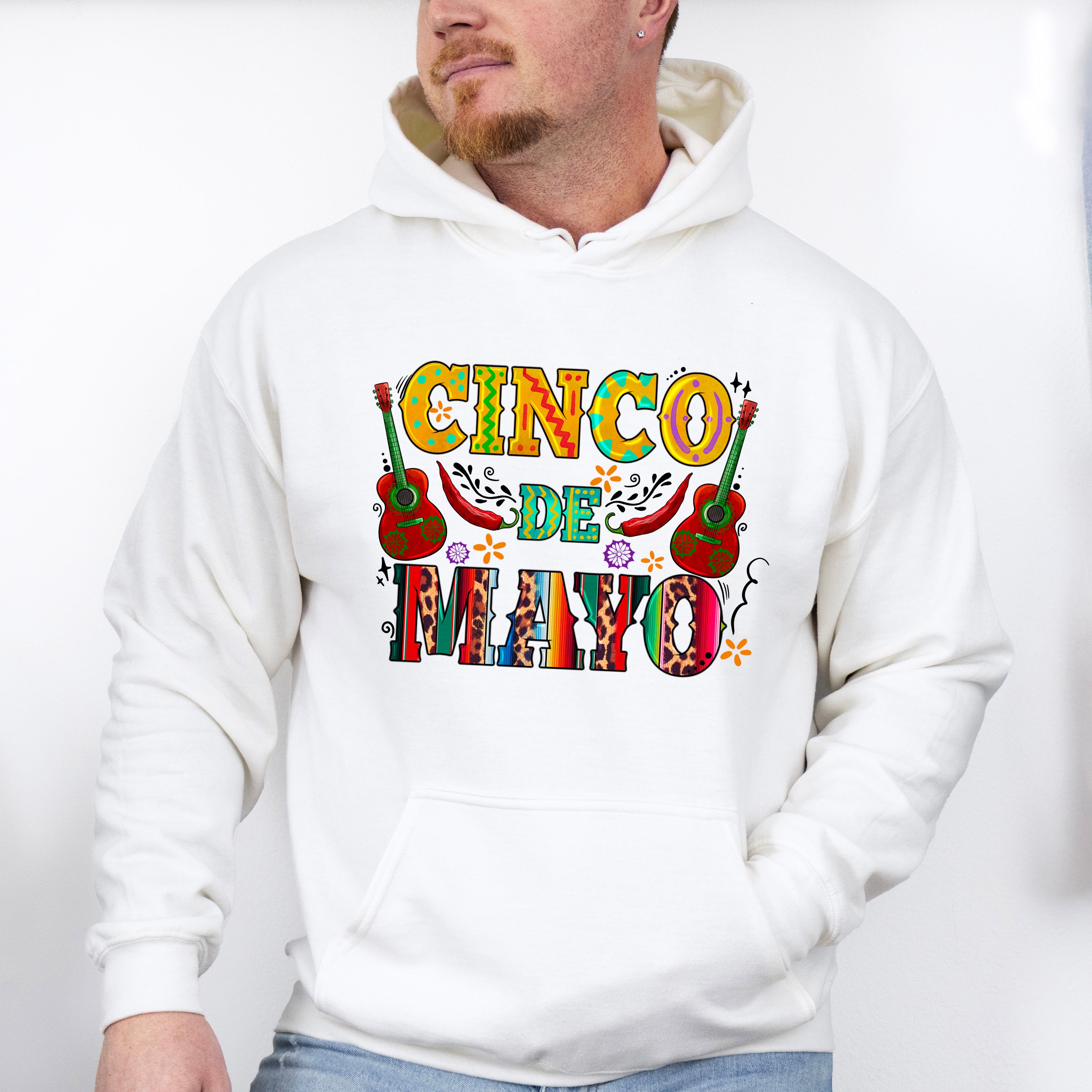 Cinco De Mayo Guitar Cinco De Mayo Unisex Crewneck T-Shirt Sweatshirt Hoodie