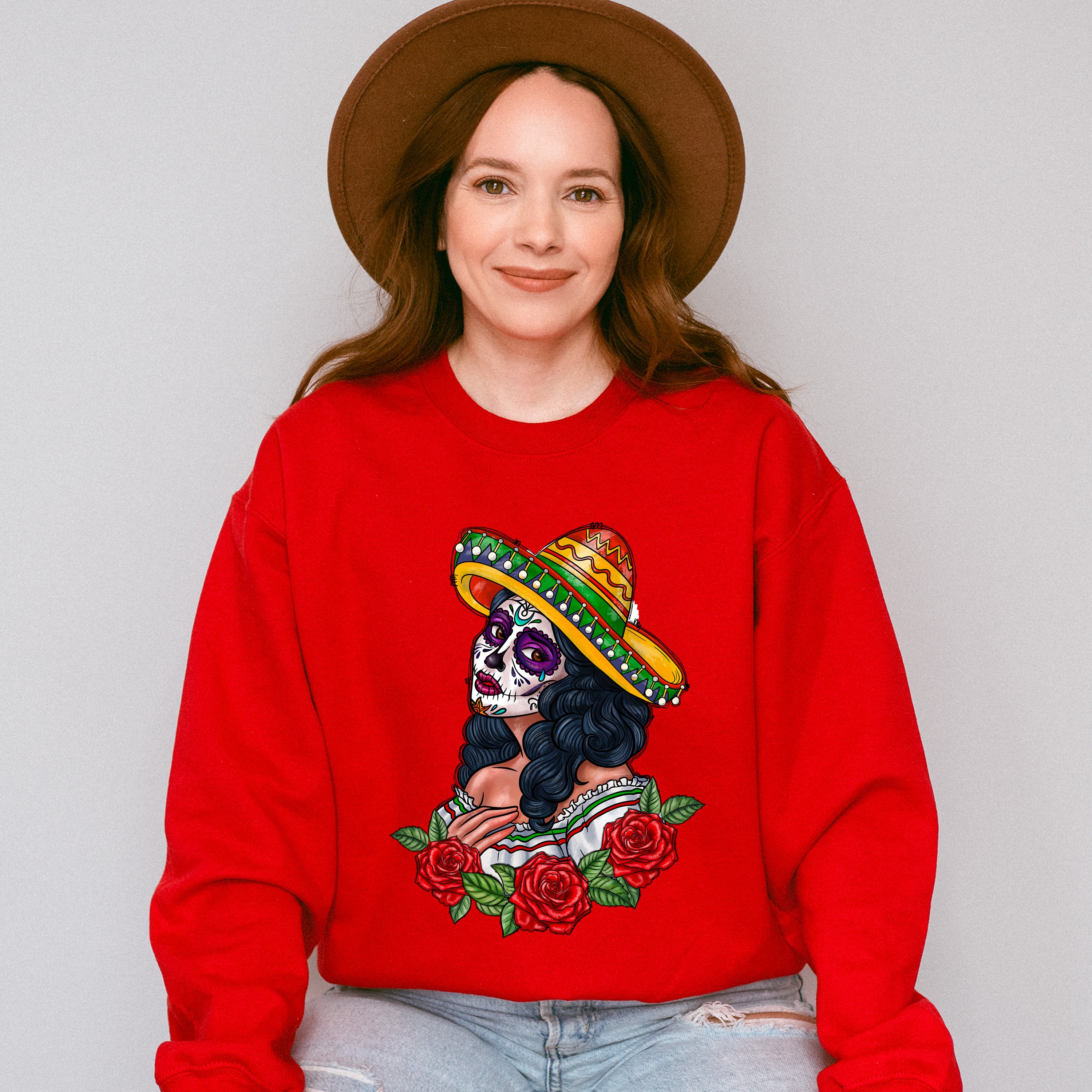 Girl Cinco De Mayo Unisex Crewneck T-Shirt Sweatshirt Hoodie