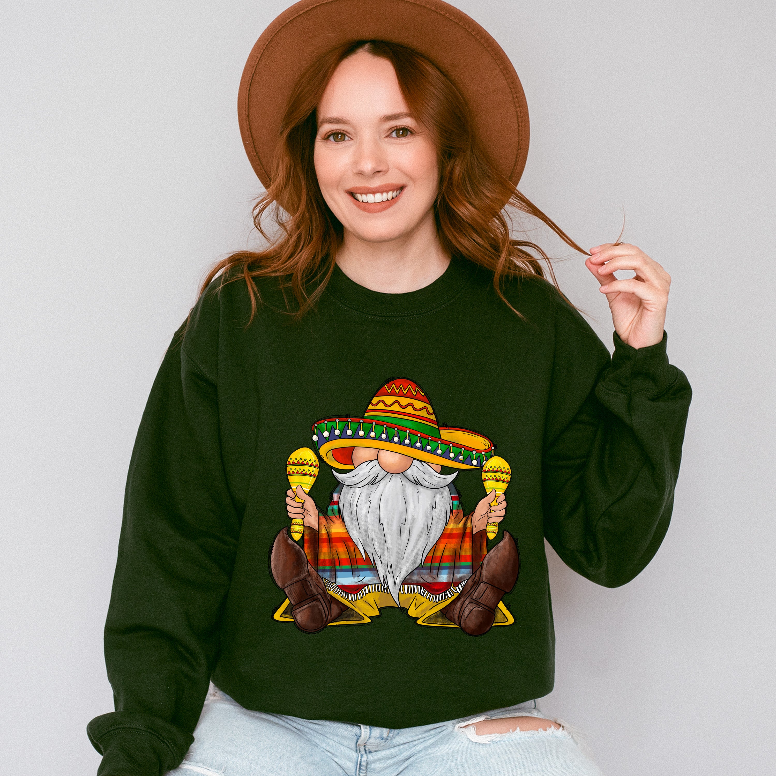 Gnomie Cinco De Mayo Unisex Crewneck T-Shirt Sweatshirt Hoodie