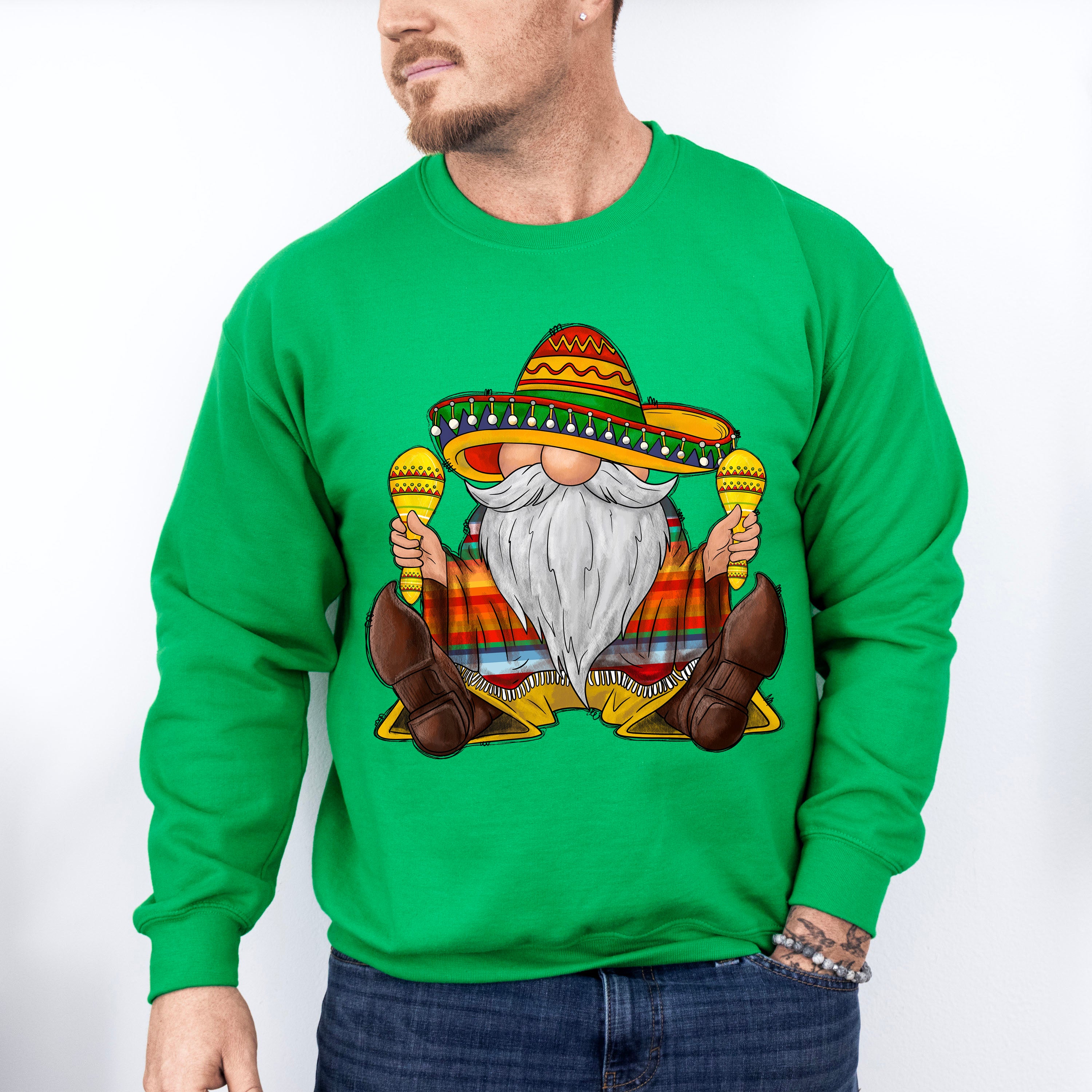 Gnomie Cinco De Mayo Unisex Crewneck T-Shirt Sweatshirt Hoodie