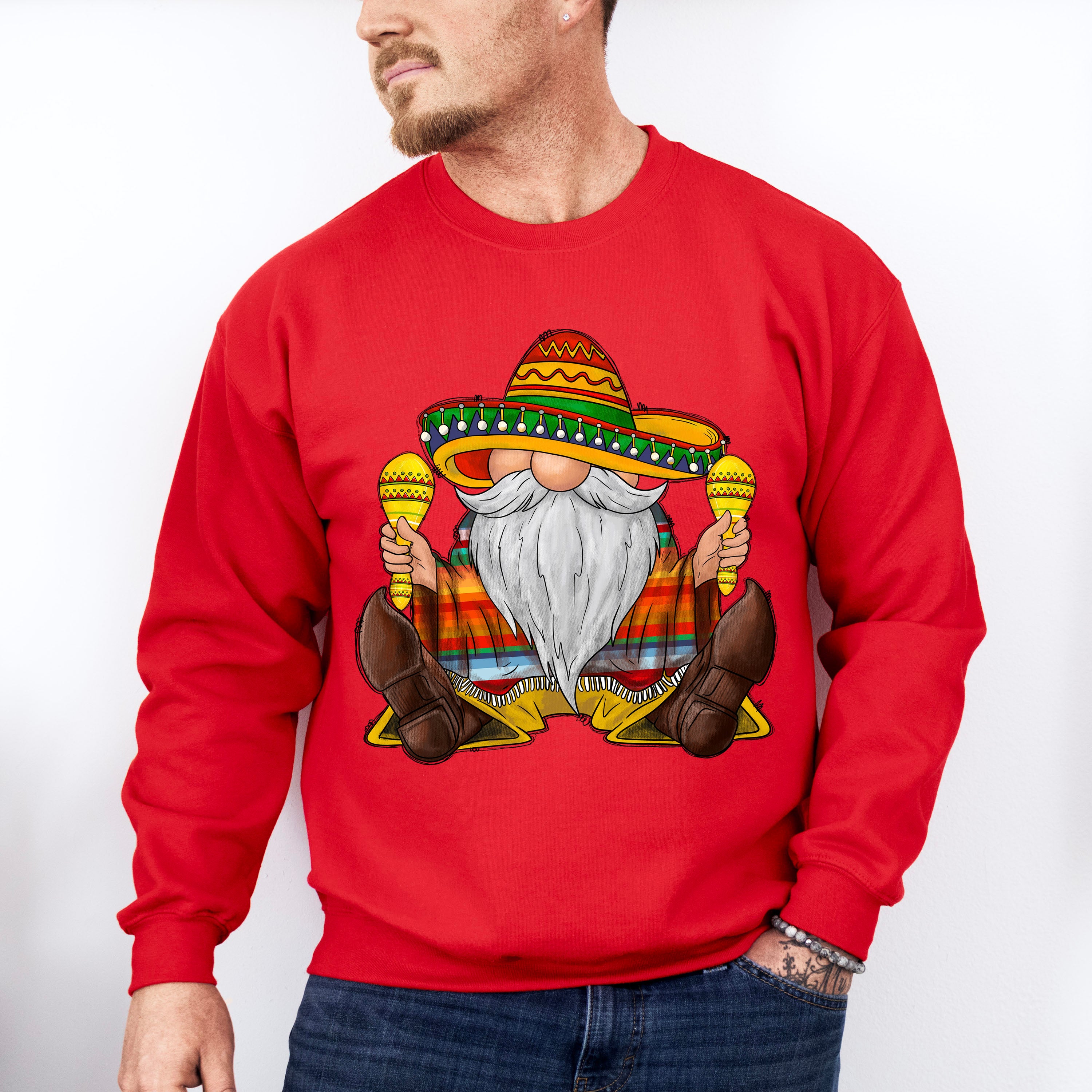 Gnomie Cinco De Mayo Unisex Crewneck T-Shirt Sweatshirt Hoodie