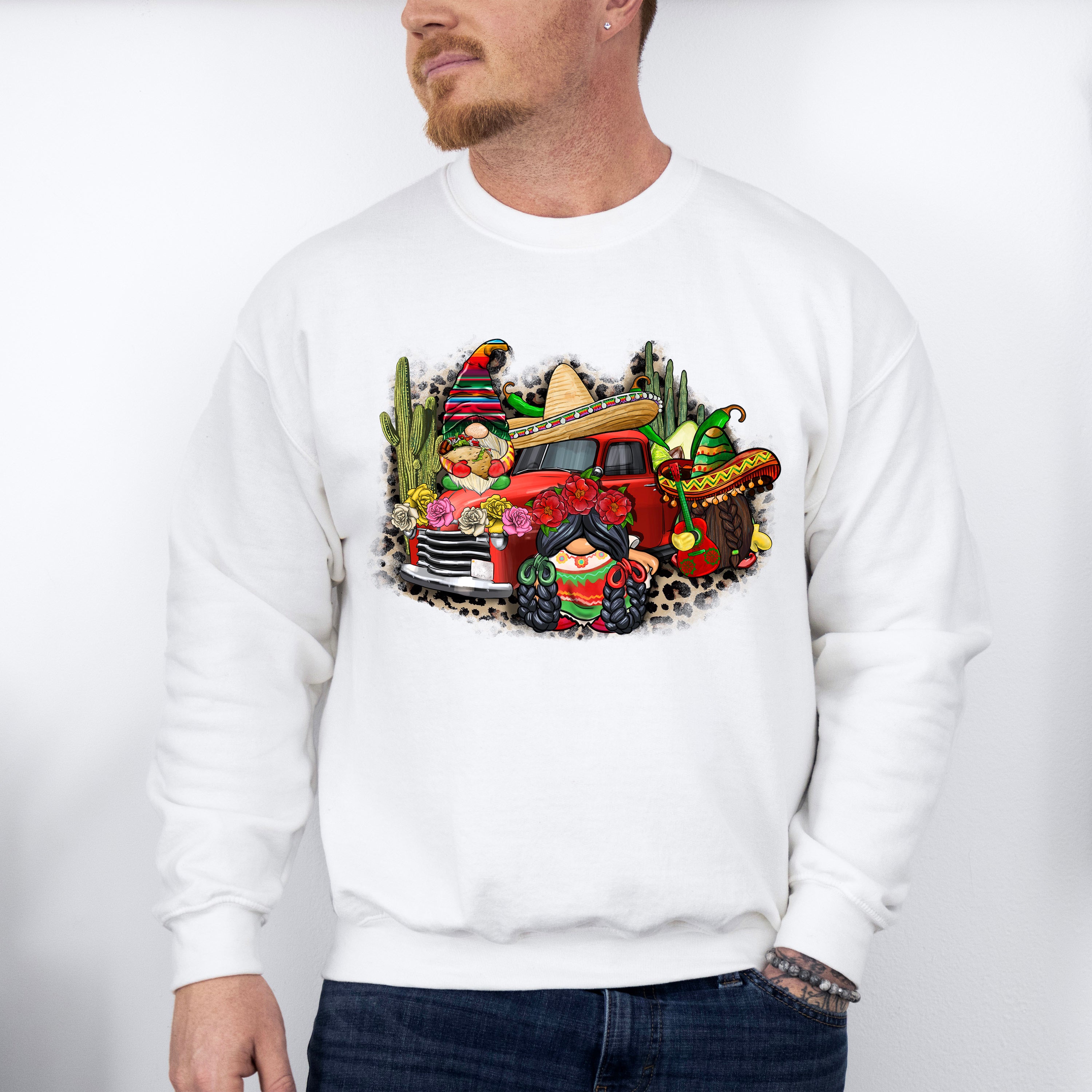 Mexican Gnomes Cinco De Mayo Unisex Crewneck T-Shirt Sweatshirt Hoodie