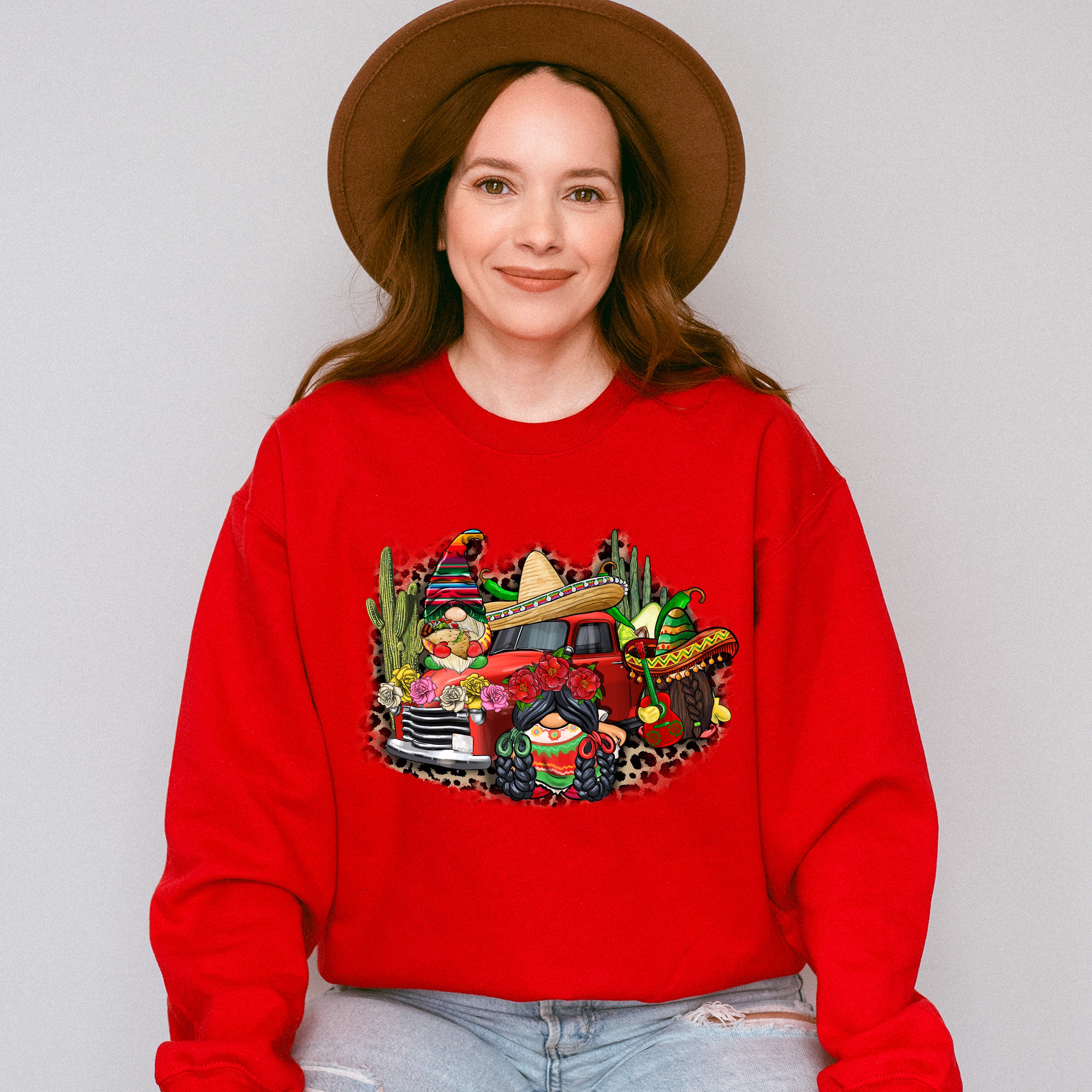Mexican Gnomes Cinco De Mayo Unisex Crewneck T-Shirt Sweatshirt Hoodie