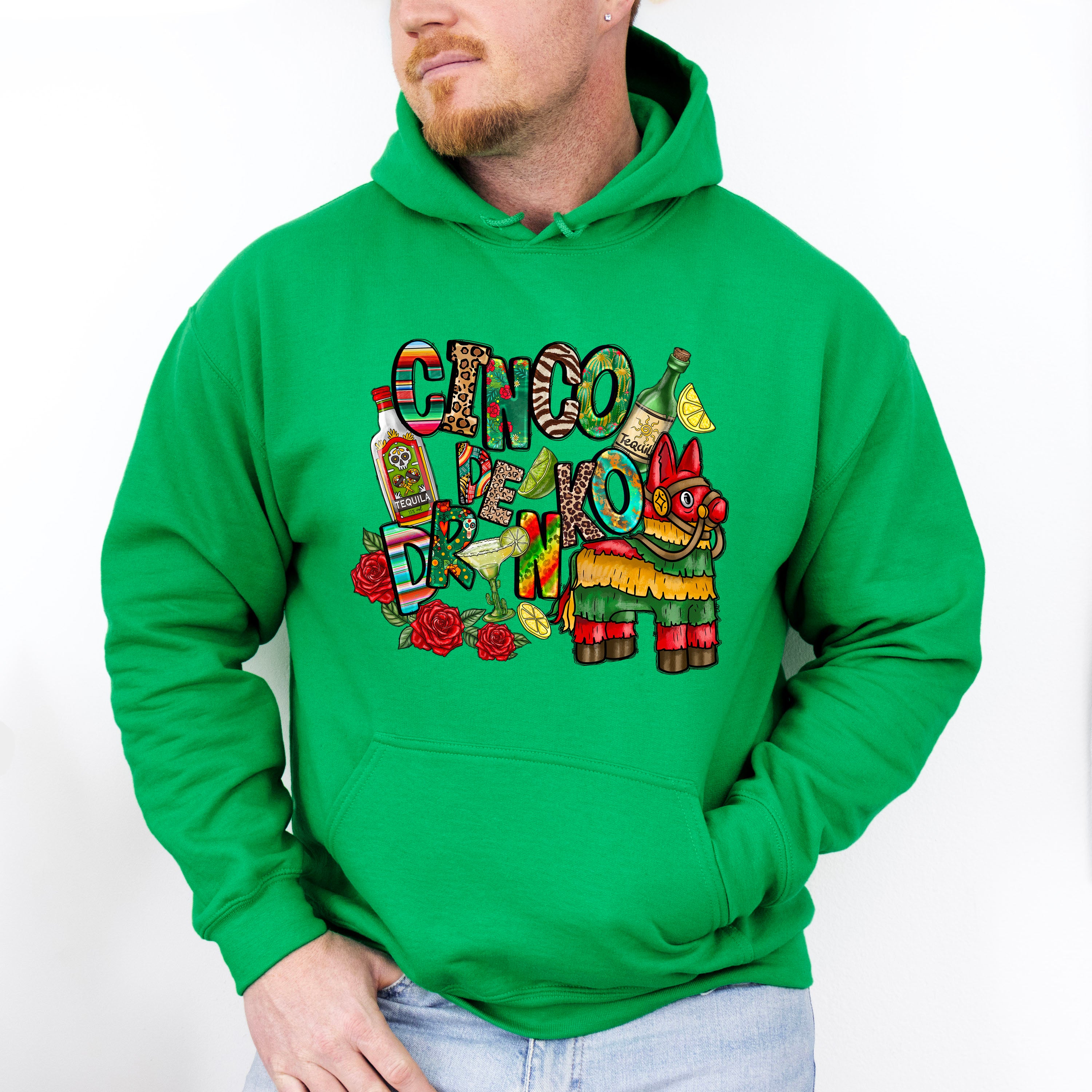Cinco De Drinko Piñata Cinco De Mayo Unisex Crewneck T-Shirt Sweatshirt Hoodie