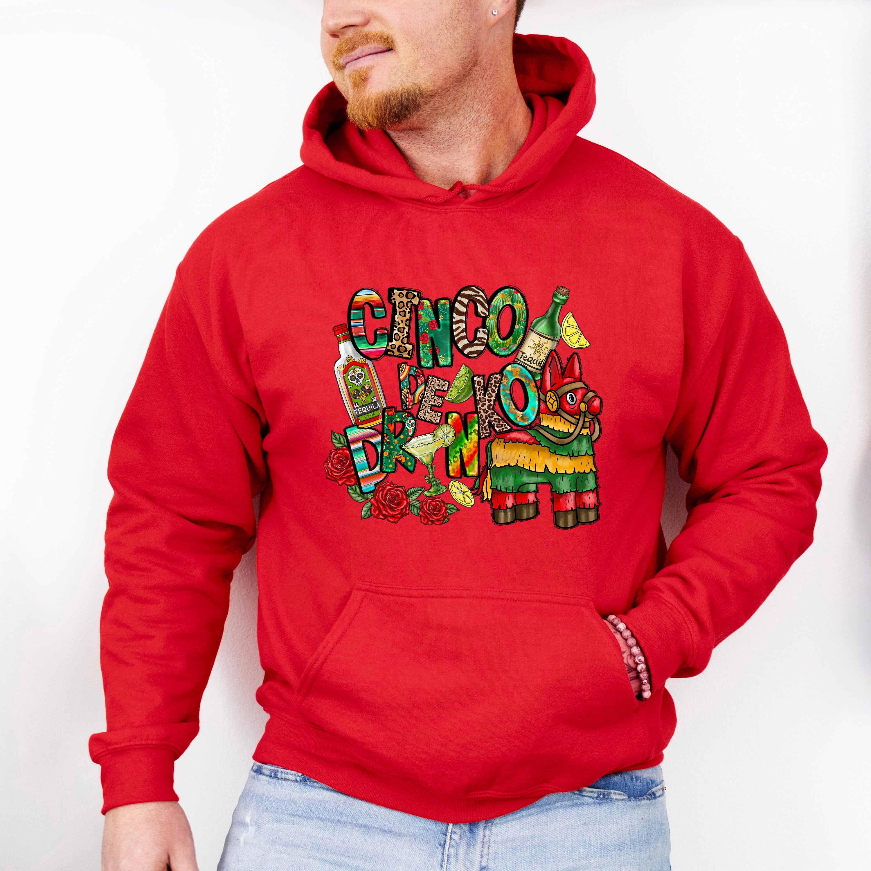 Cinco De Drinko Piñata Cinco De Mayo Unisex Crewneck T-Shirt Sweatshirt Hoodie
