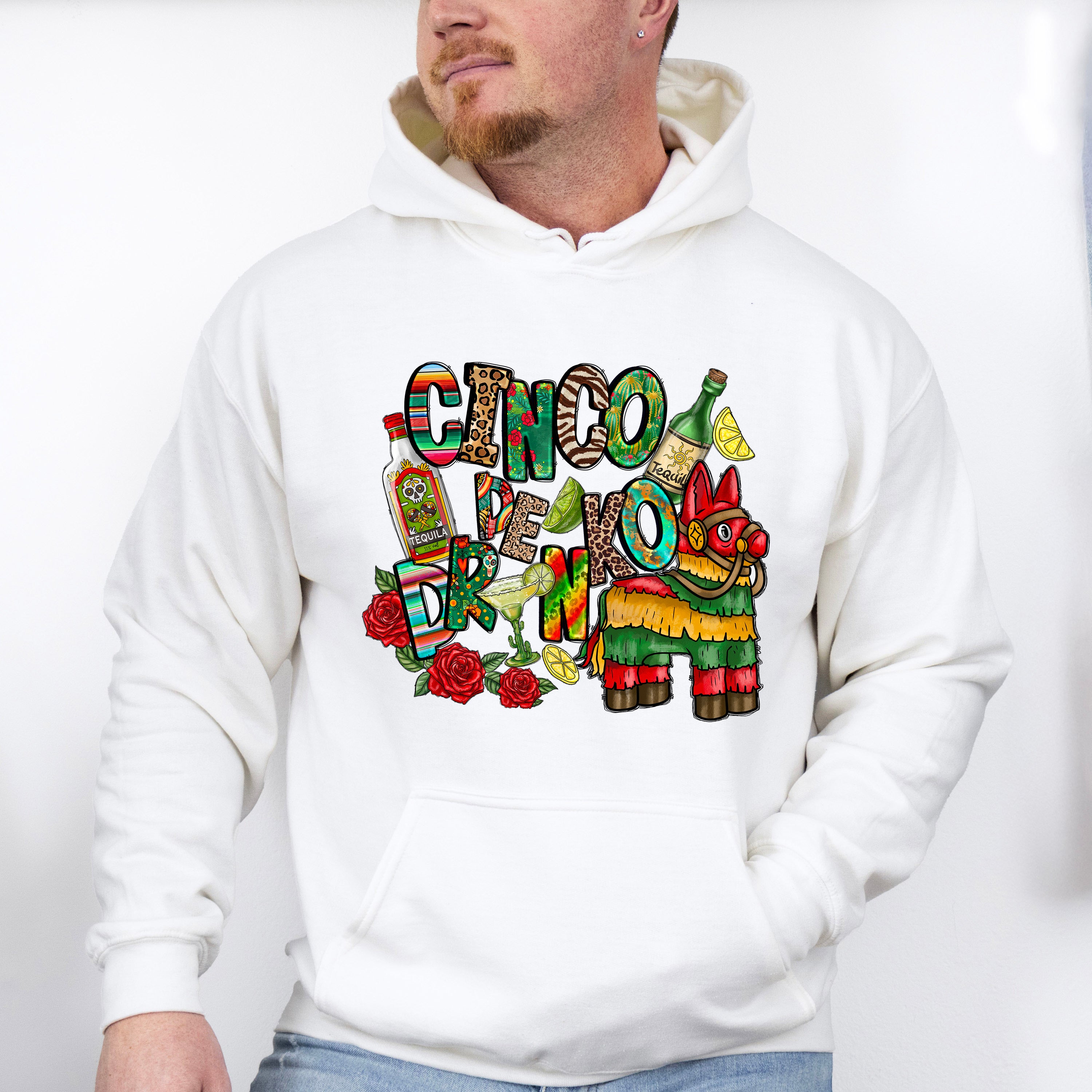 Cinco De Drinko Piñata Cinco De Mayo Unisex Crewneck T-Shirt Sweatshirt Hoodie