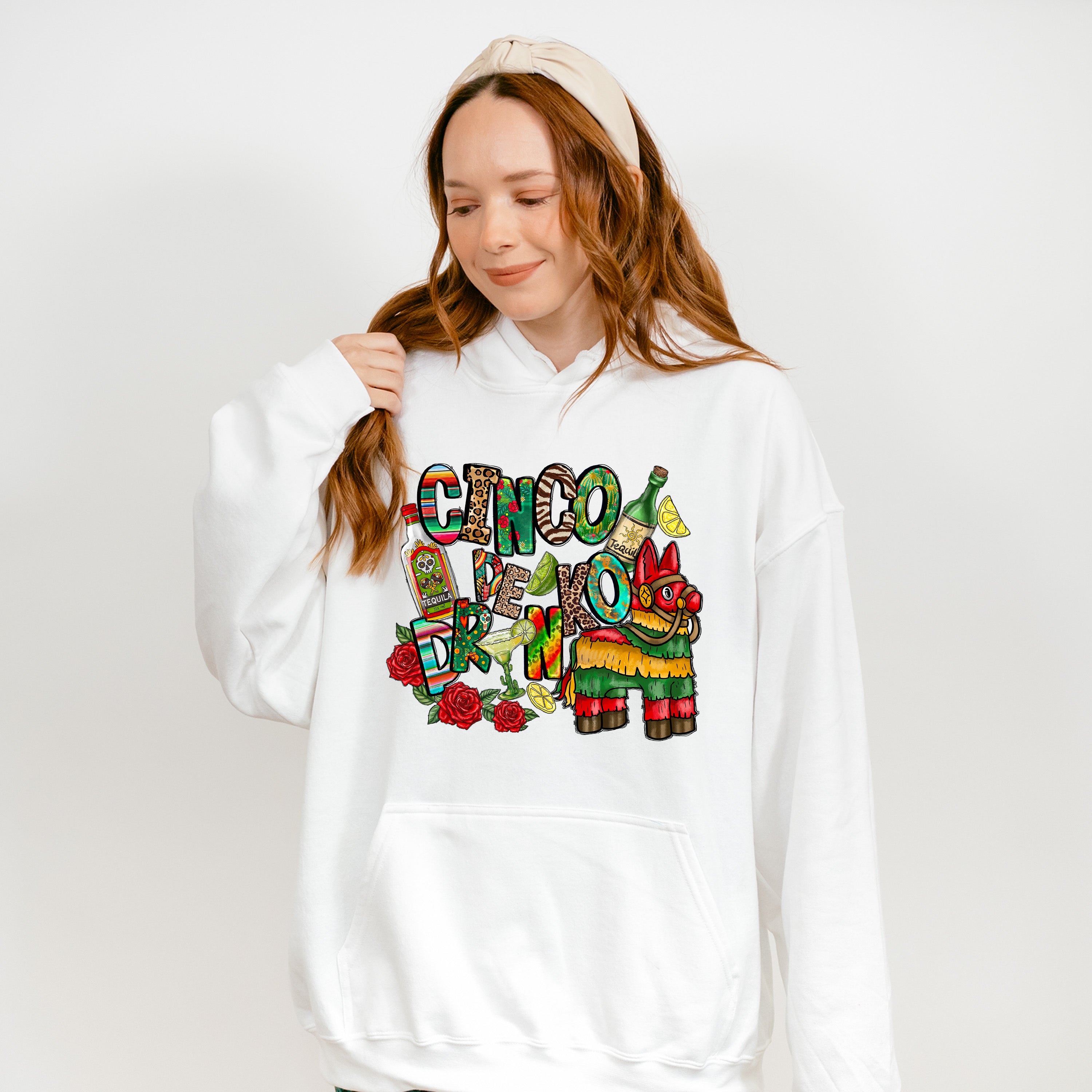 Cinco De Drinko Piñata Cinco De Mayo Unisex Crewneck T-Shirt Sweatshirt Hoodie
