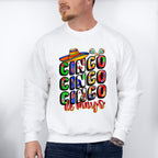 Sombrero And Maracas Cinco De Mayo Unisex Crewneck T-Shirt Sweatshirt Hoodie