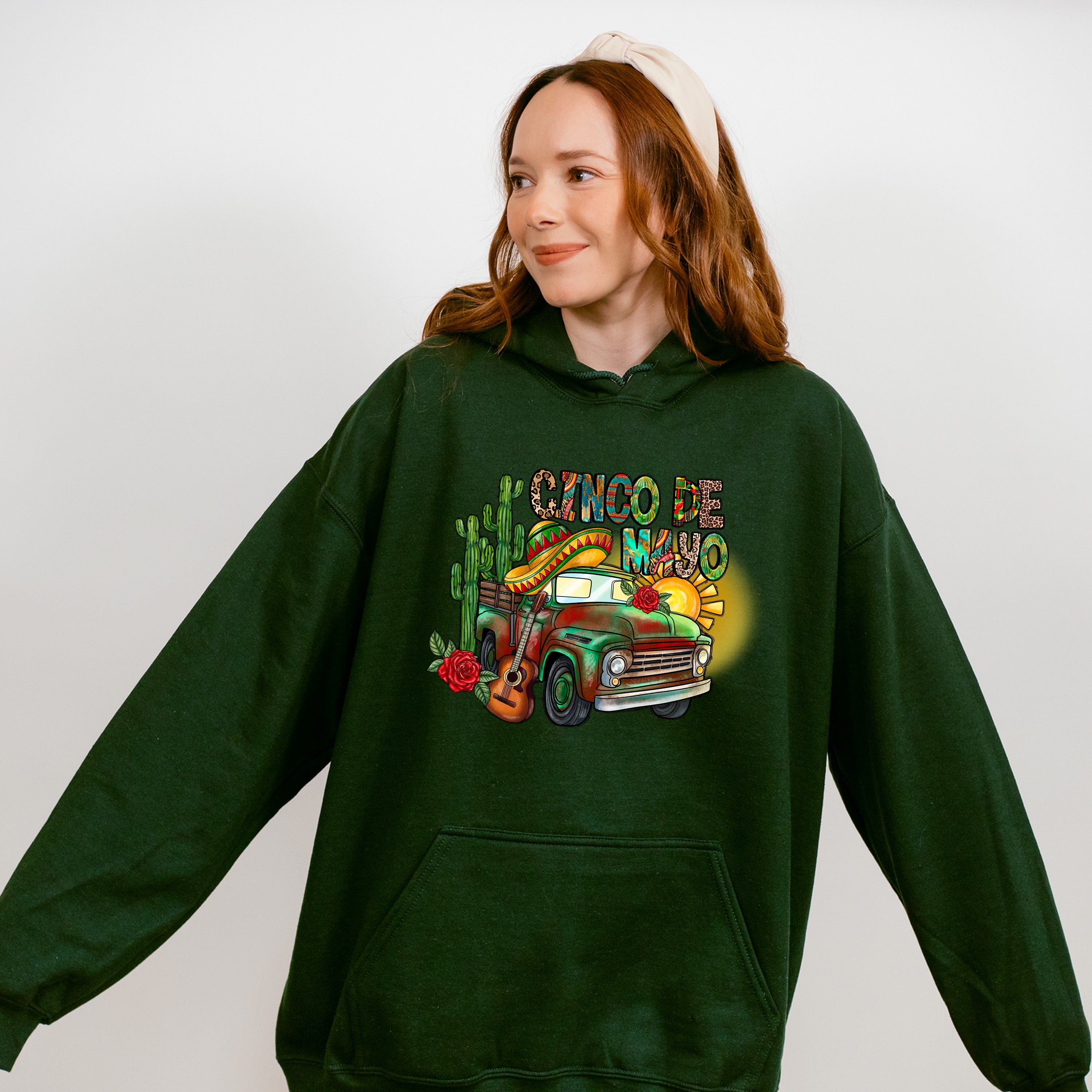 Charro Truck Cinco De Mayo Unisex Crewneck T-Shirt Sweatshirt Hoodie