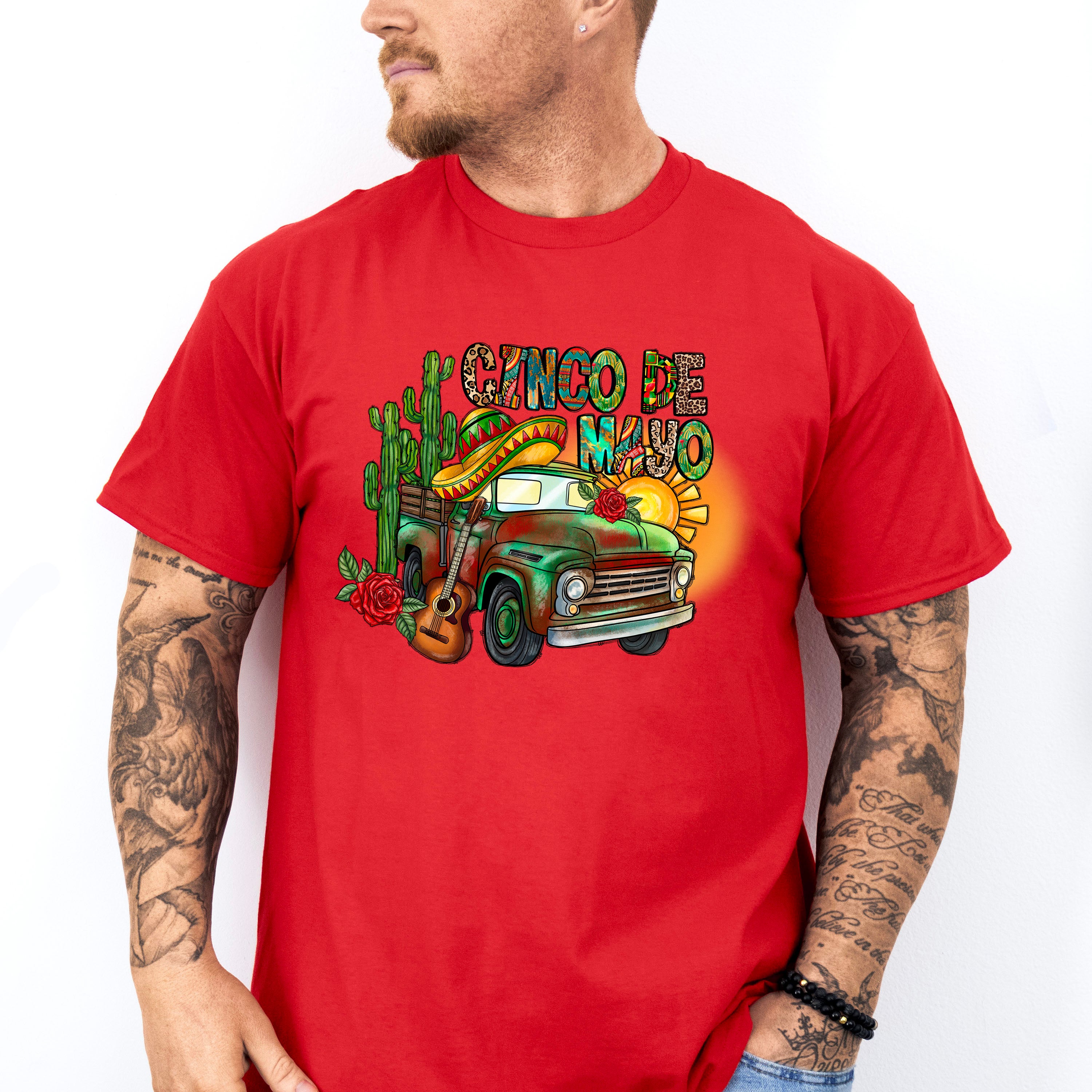 Charro Truck Cinco De Mayo Unisex Crewneck T-Shirt Sweatshirt Hoodie