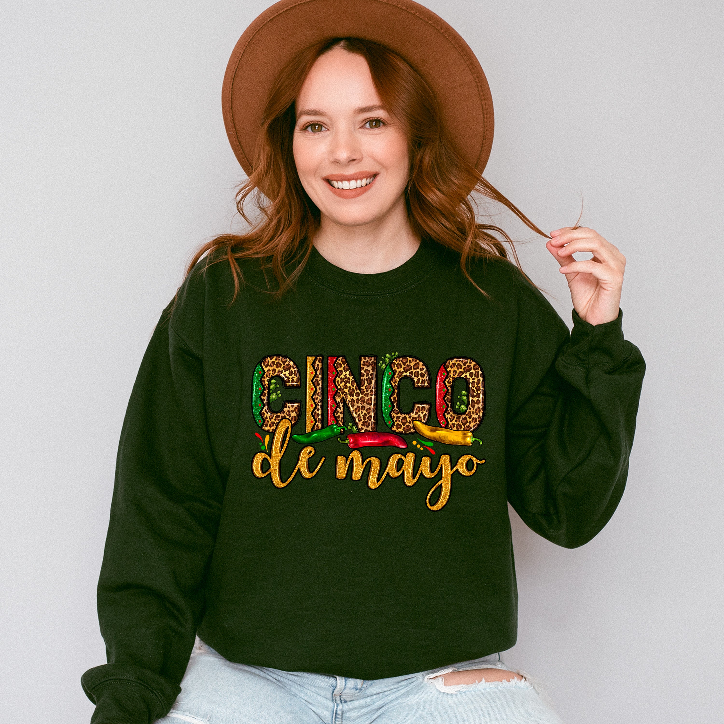 Sombrero Fiesta Cinco De Mayo Unisex Crewneck T-Shirt Sweatshirt Hoodie